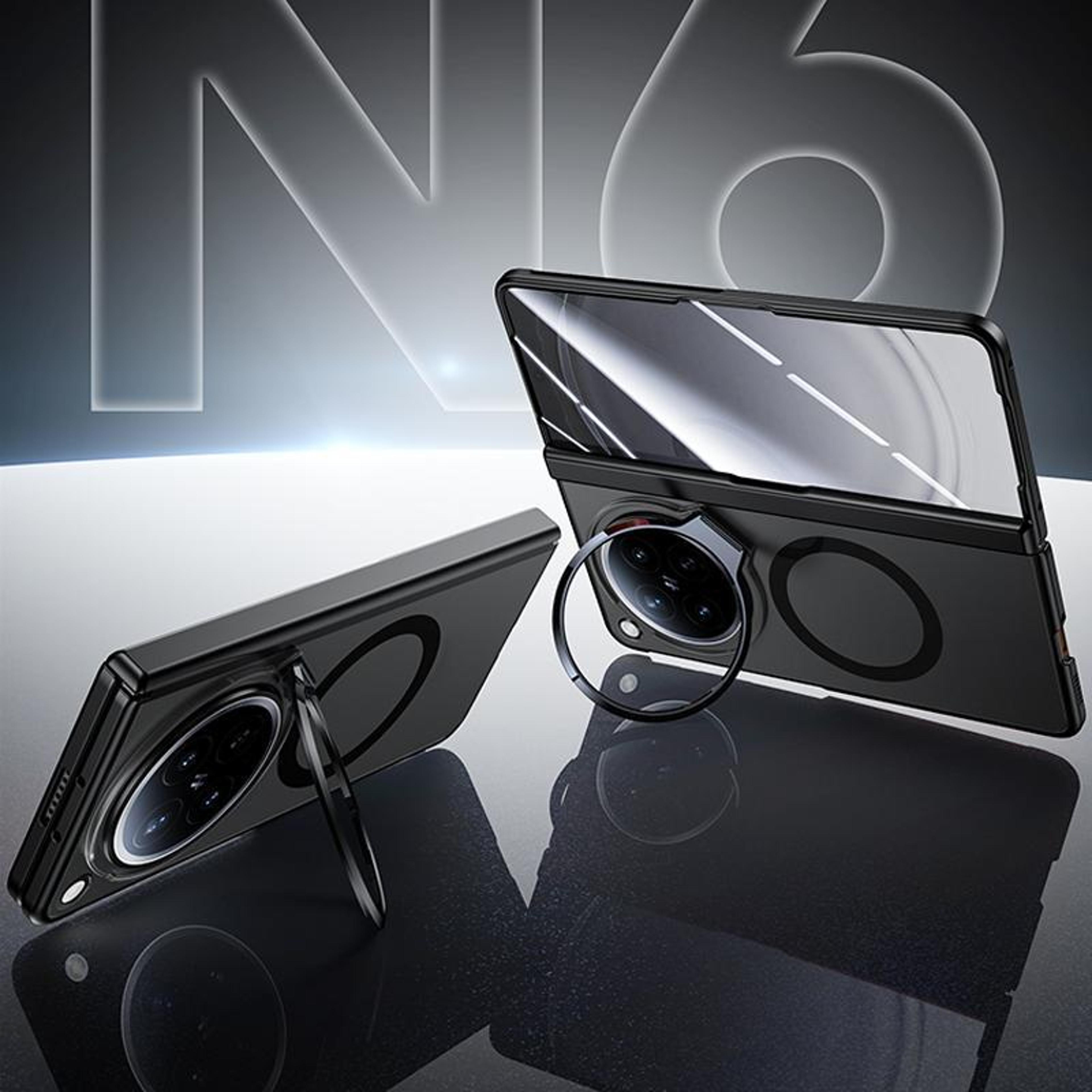 oppo find n6 5g magnetic phone case with hinge protection clear shockproof cover