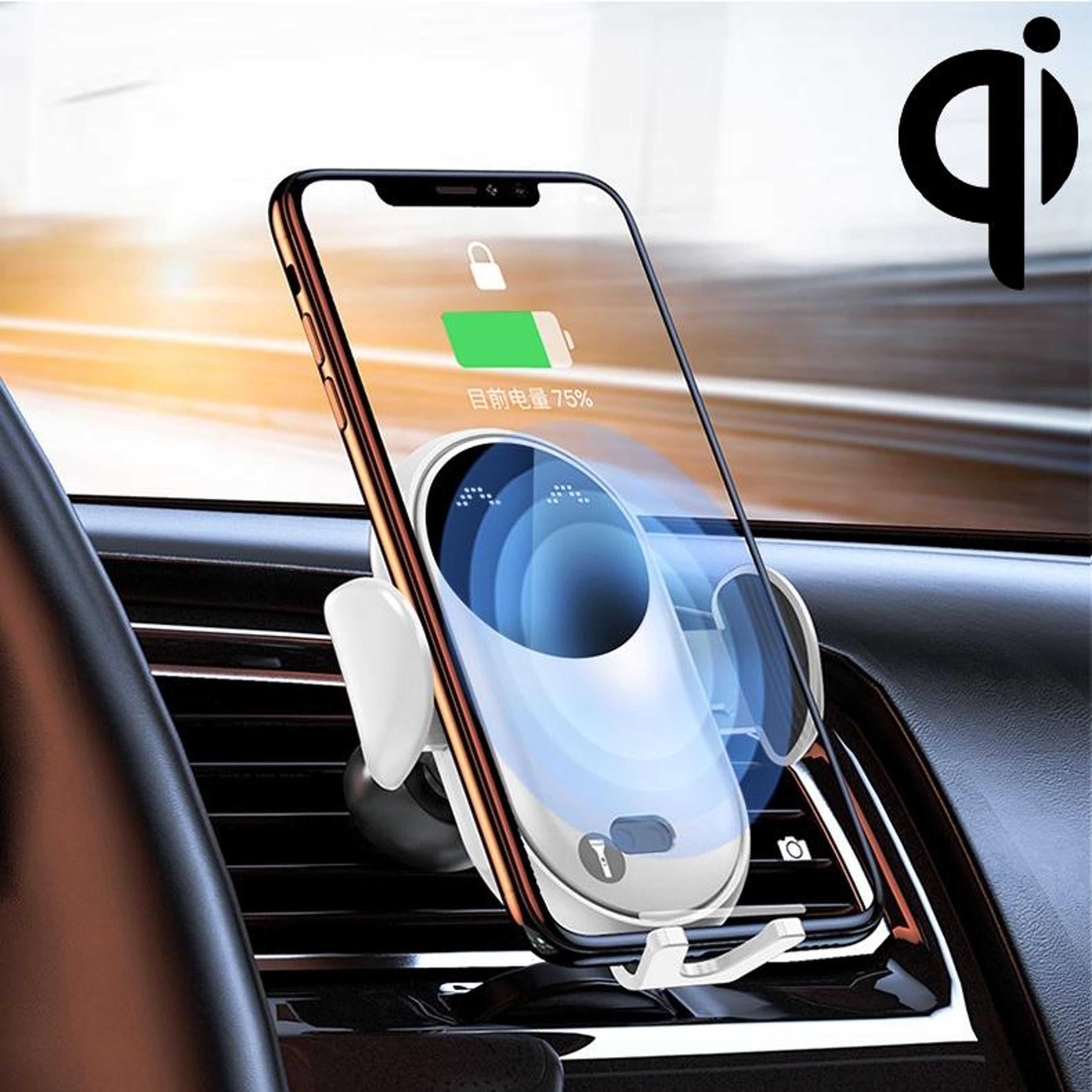 k10 15w wireless car charger infrared sensor car phone mount air vent holder