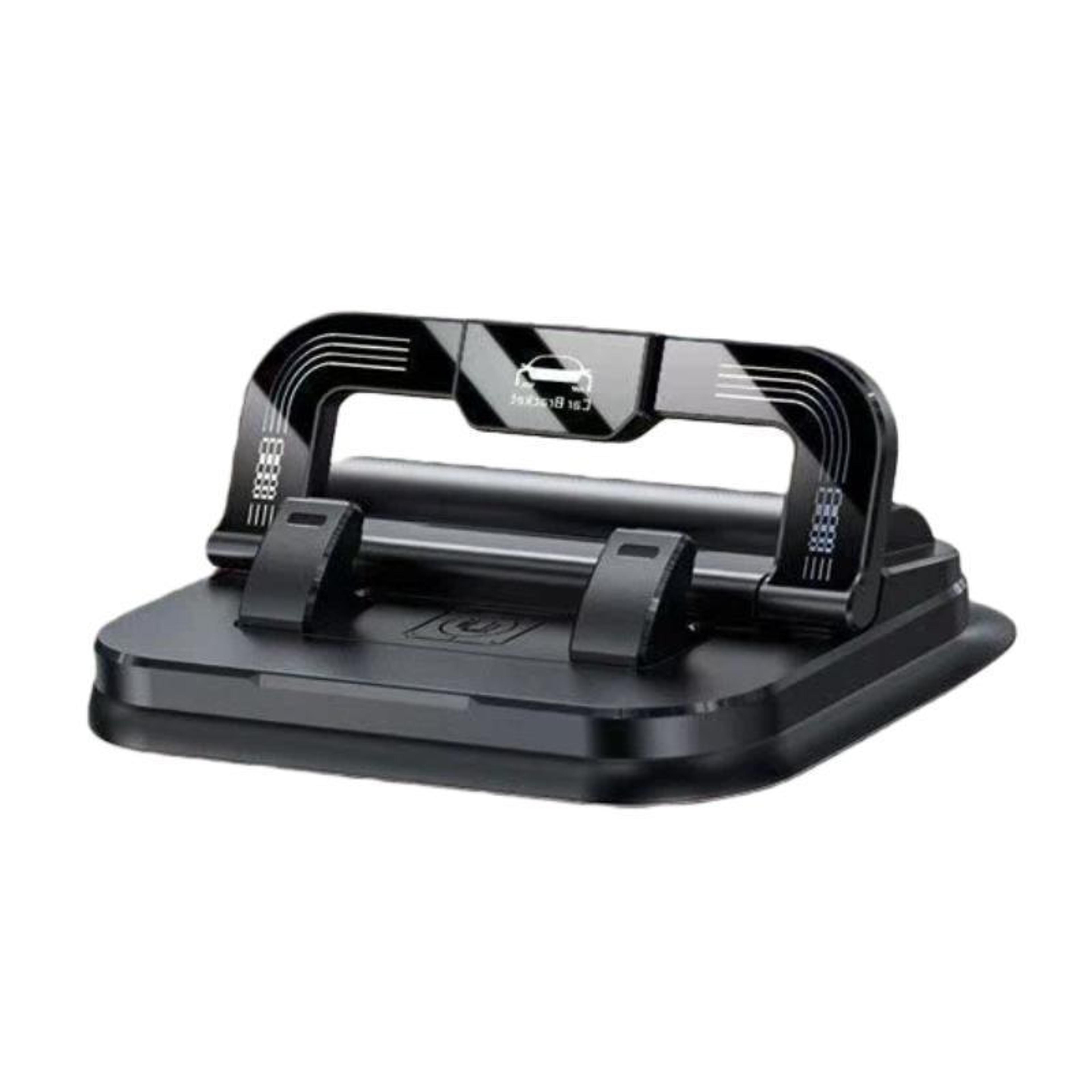 2 in 1 car phone holder with number plate 360 rotating dashboard phone mount