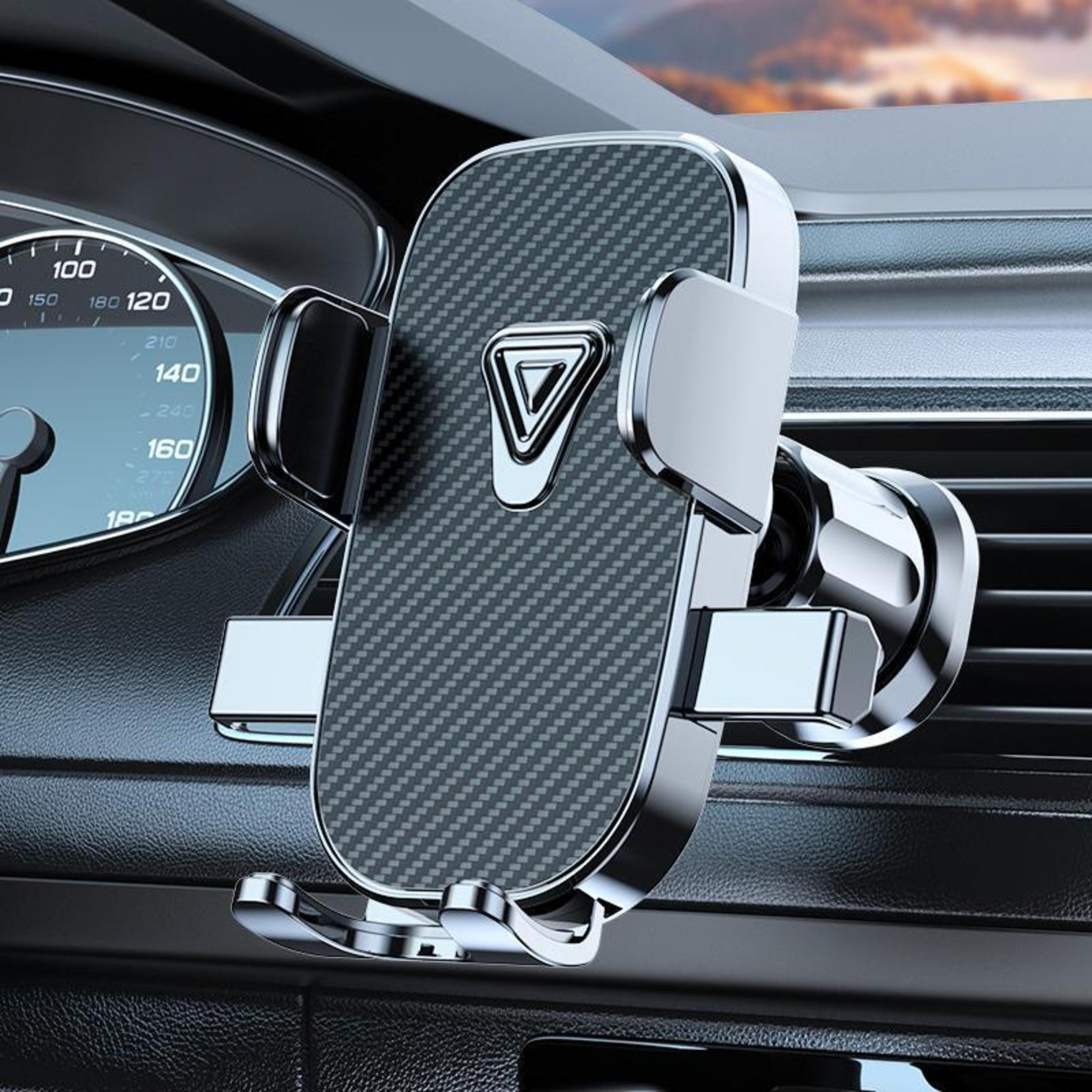 car phone holder air vent phone mount with auto lock 360 degree car navigation bracket