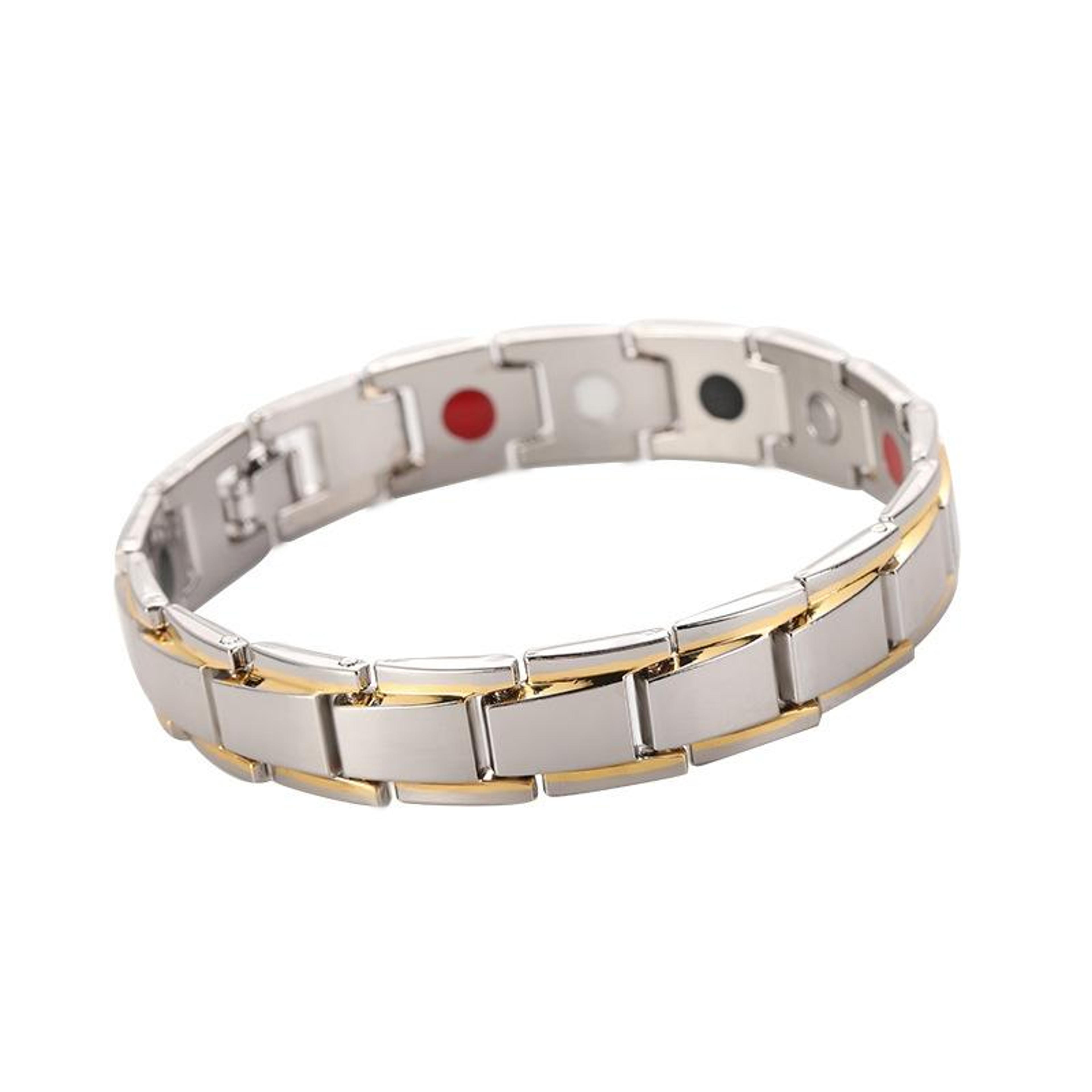 magnetic therapy bracelet for men stylish titanium steel health bracelet gift