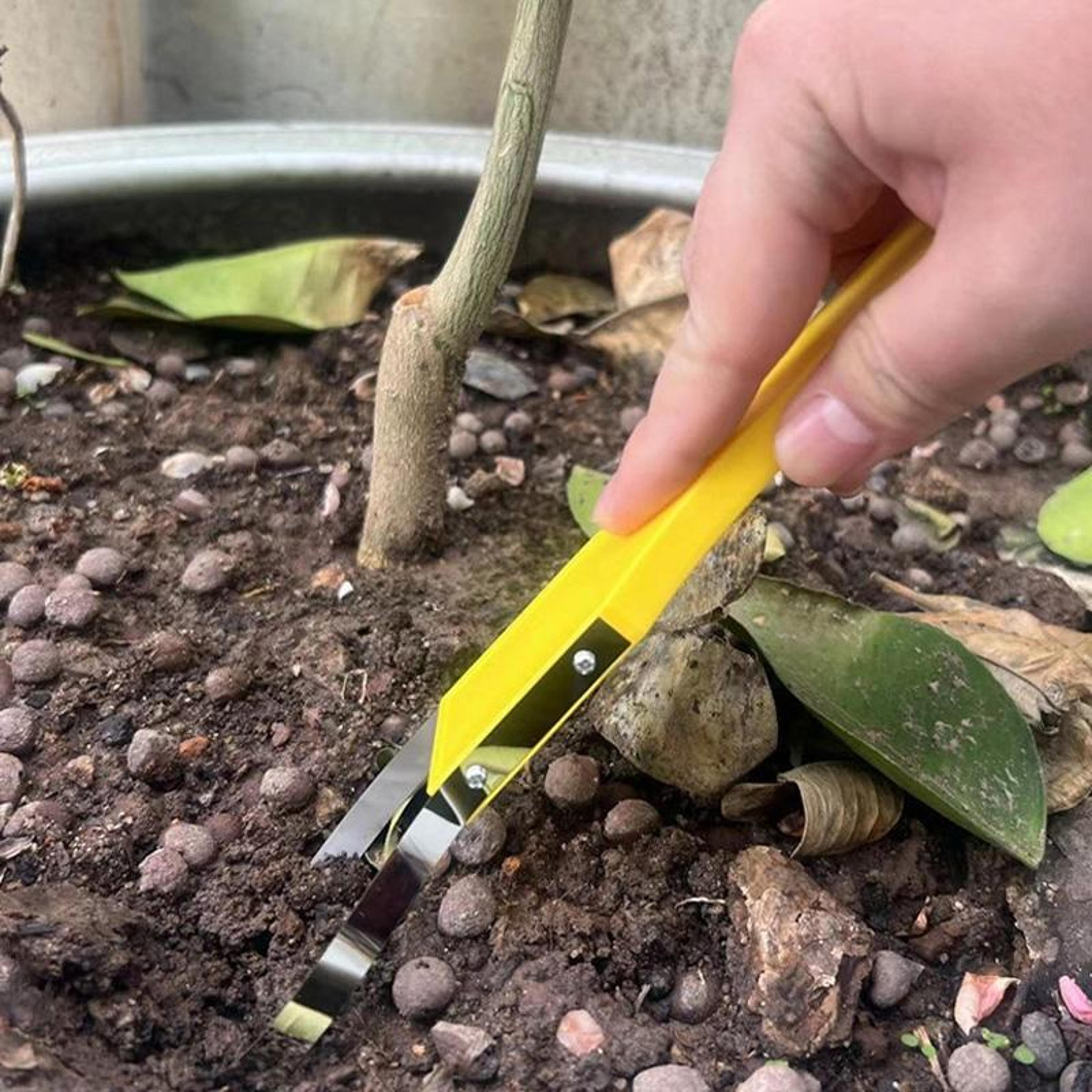 comfort grip garden weeding tool handheld weed remover tool with lightweight bracelet design