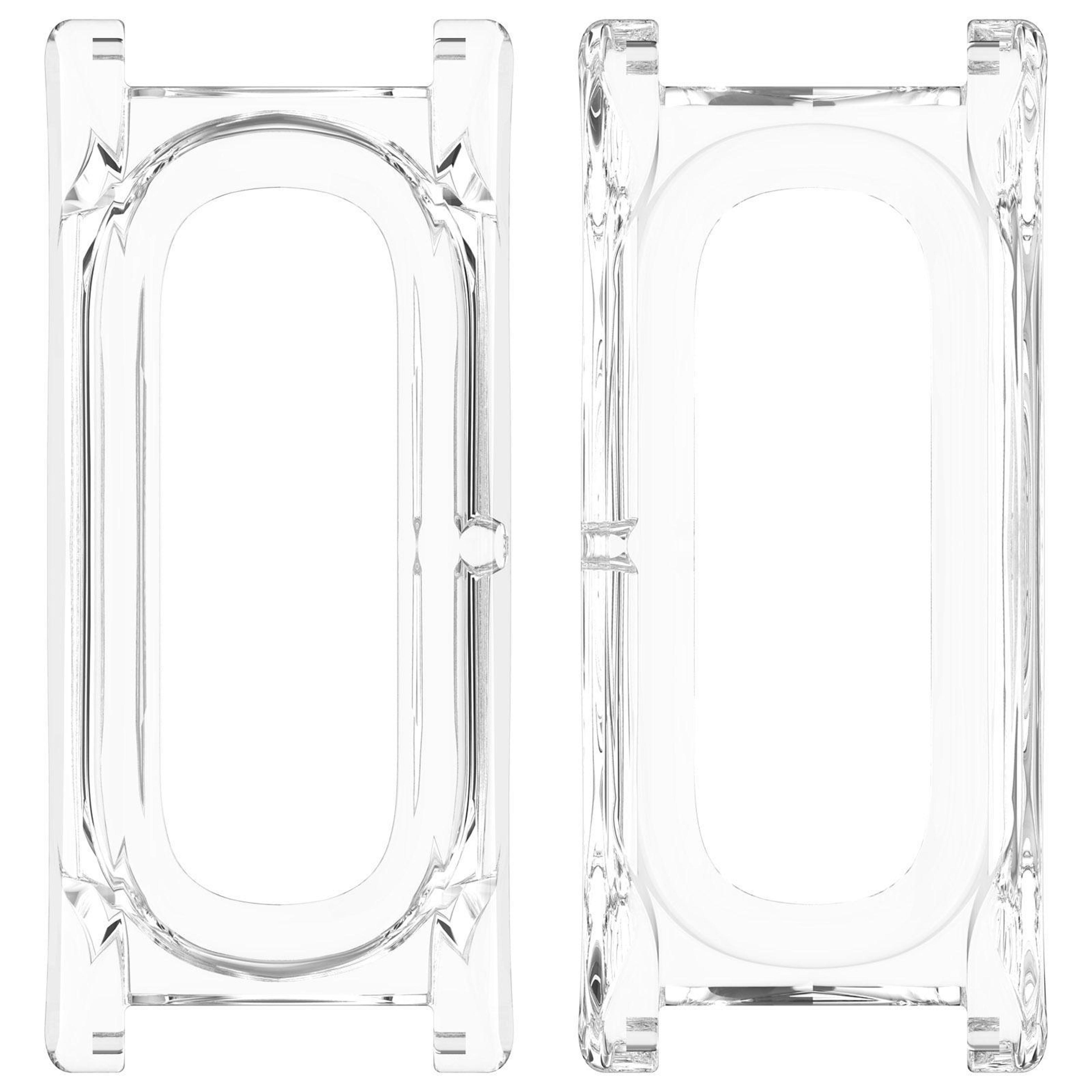 google fitbit air protective case lightweight pc watch case with 12mm spring ear frame