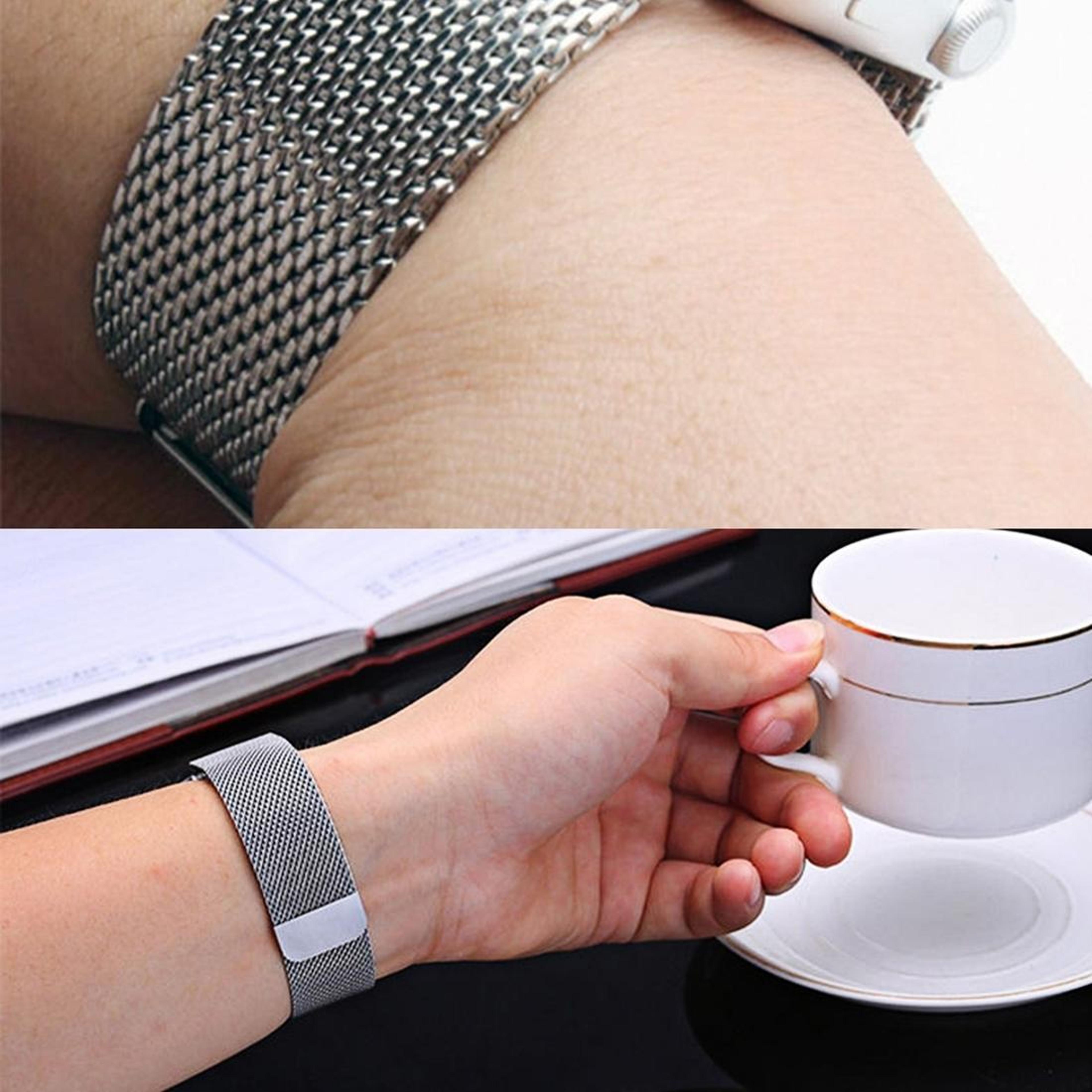 magnetic milanese loop stainless steel watch band 18mm quick release strap for huawei watch band 5