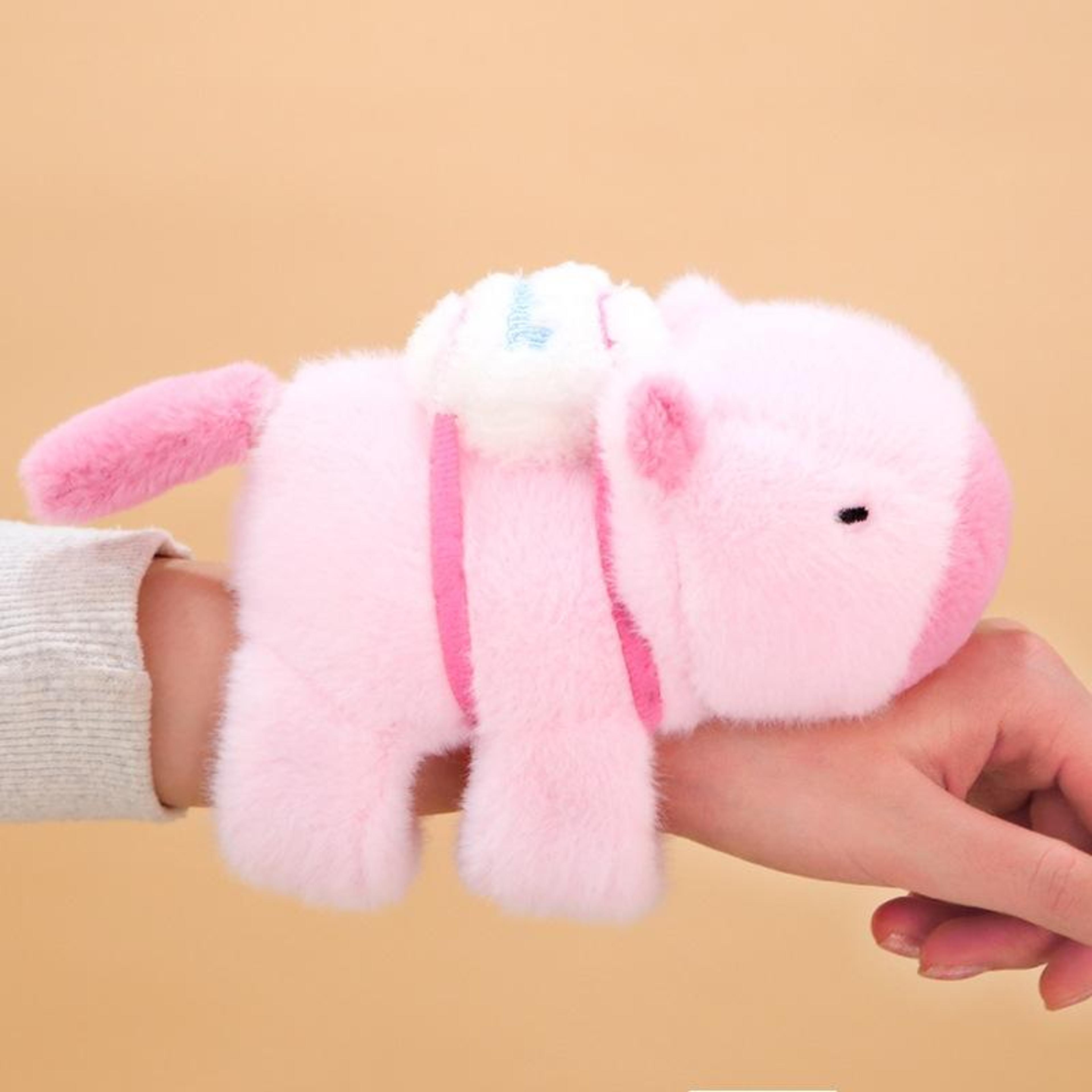cute dolphin snap bracelet plush bicycle handle accessory wrist band toy