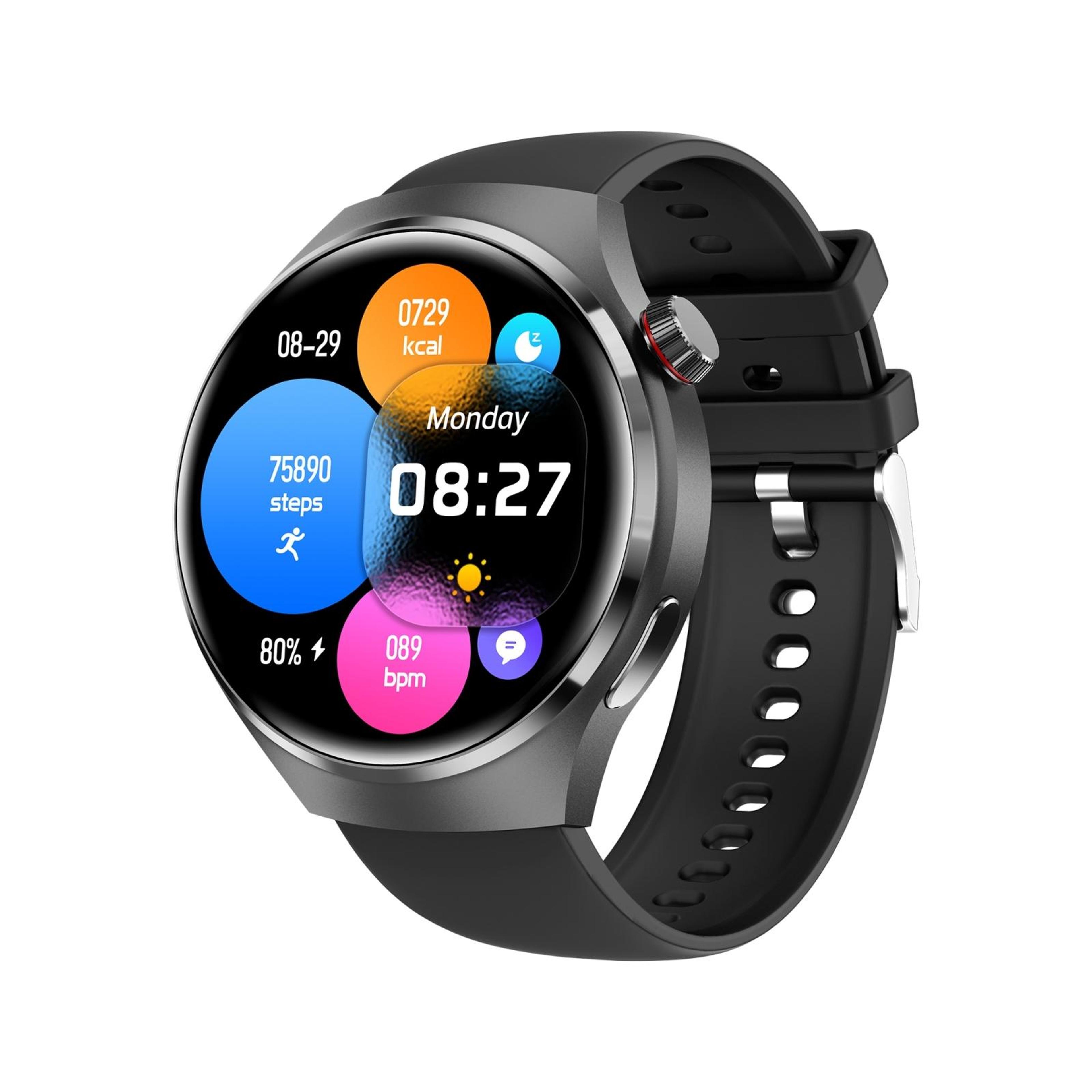 g4 smart watch with bluetooth calling nfc and health fitness tracker 1.53 inch touchscreen