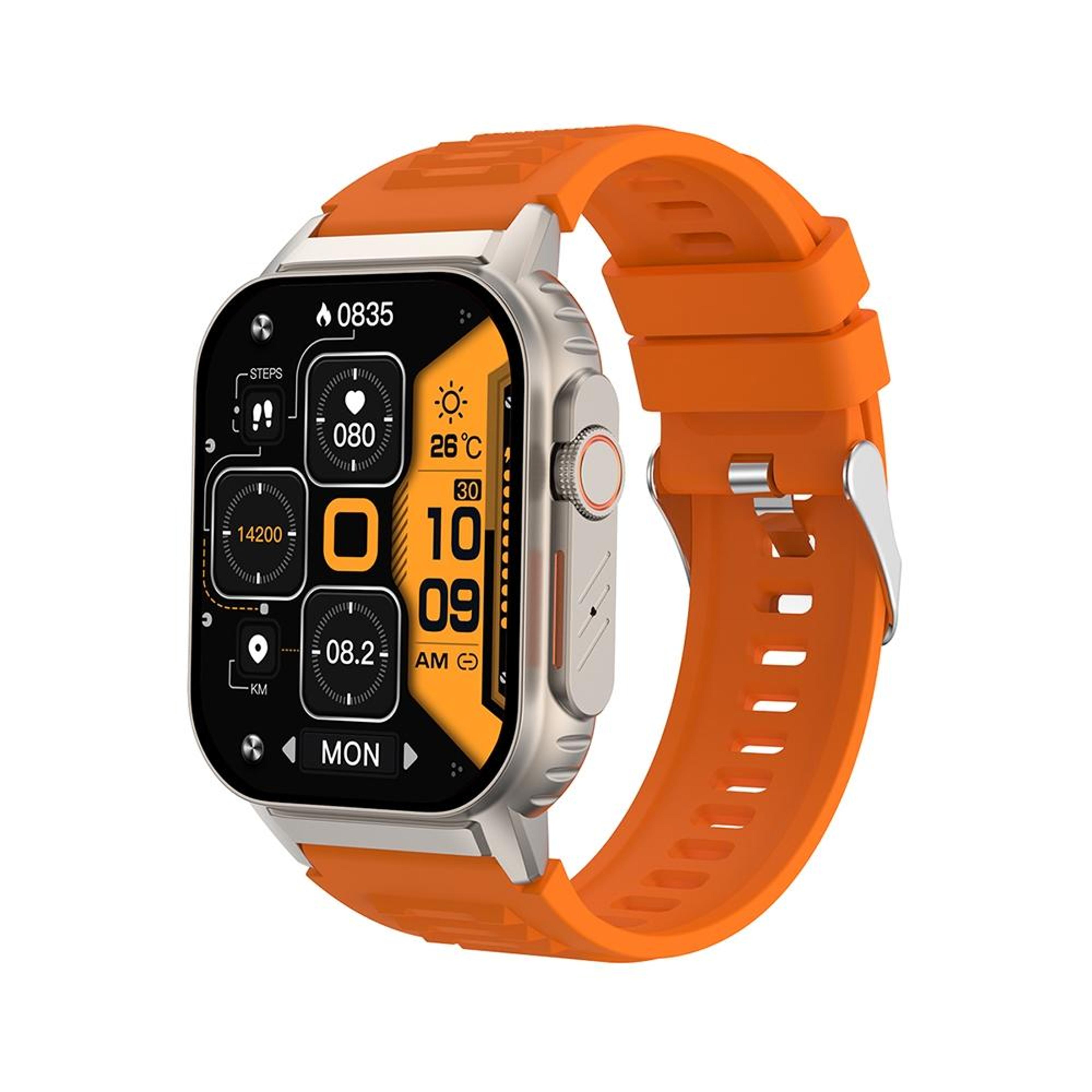 g41 smart watch with bluetooth calling, health fitness tracker, ip67 waterproof 2.01 inch display