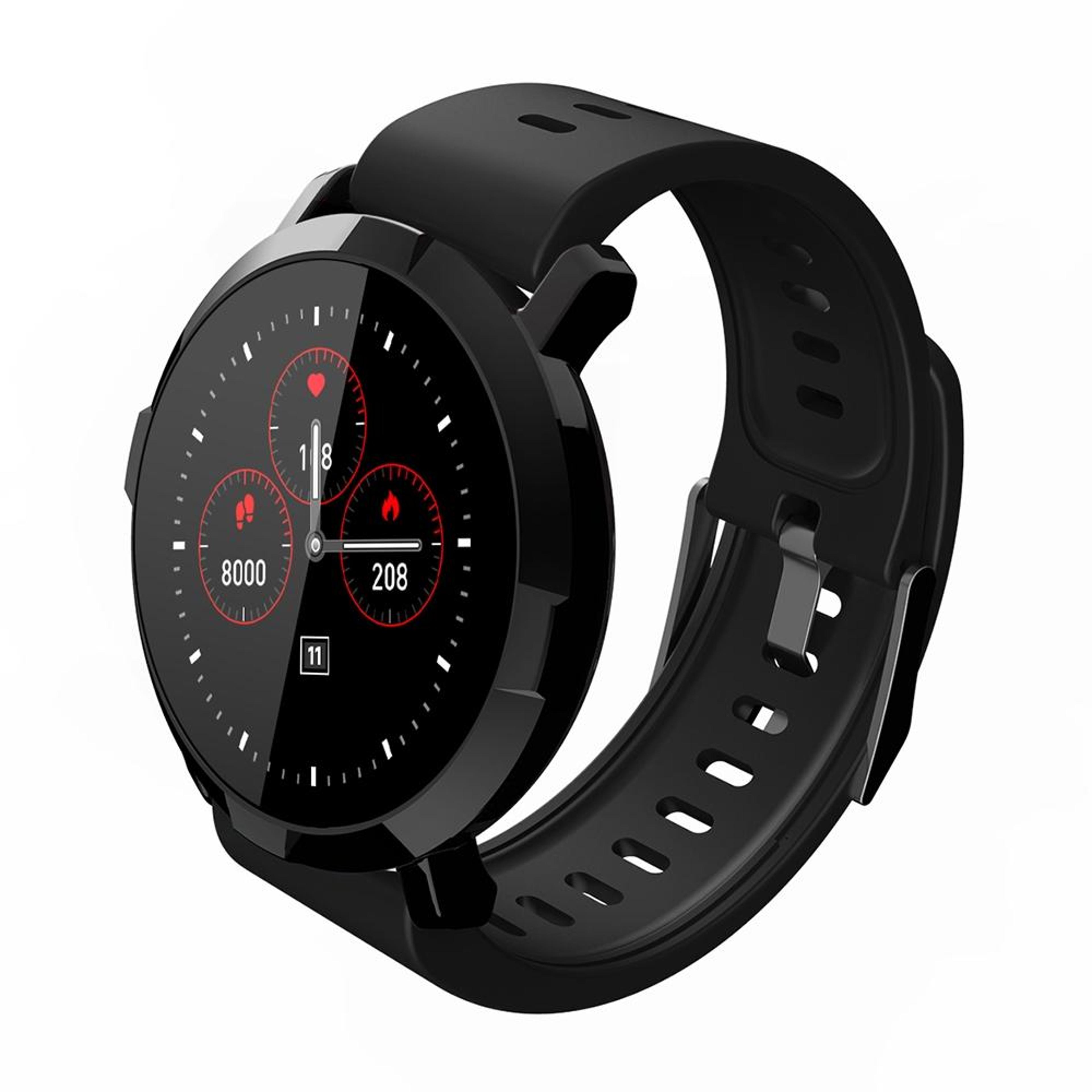 m29 smart fitness tracker with 1.22 inch color display, heart rate monitor watch & ip67 waterproof