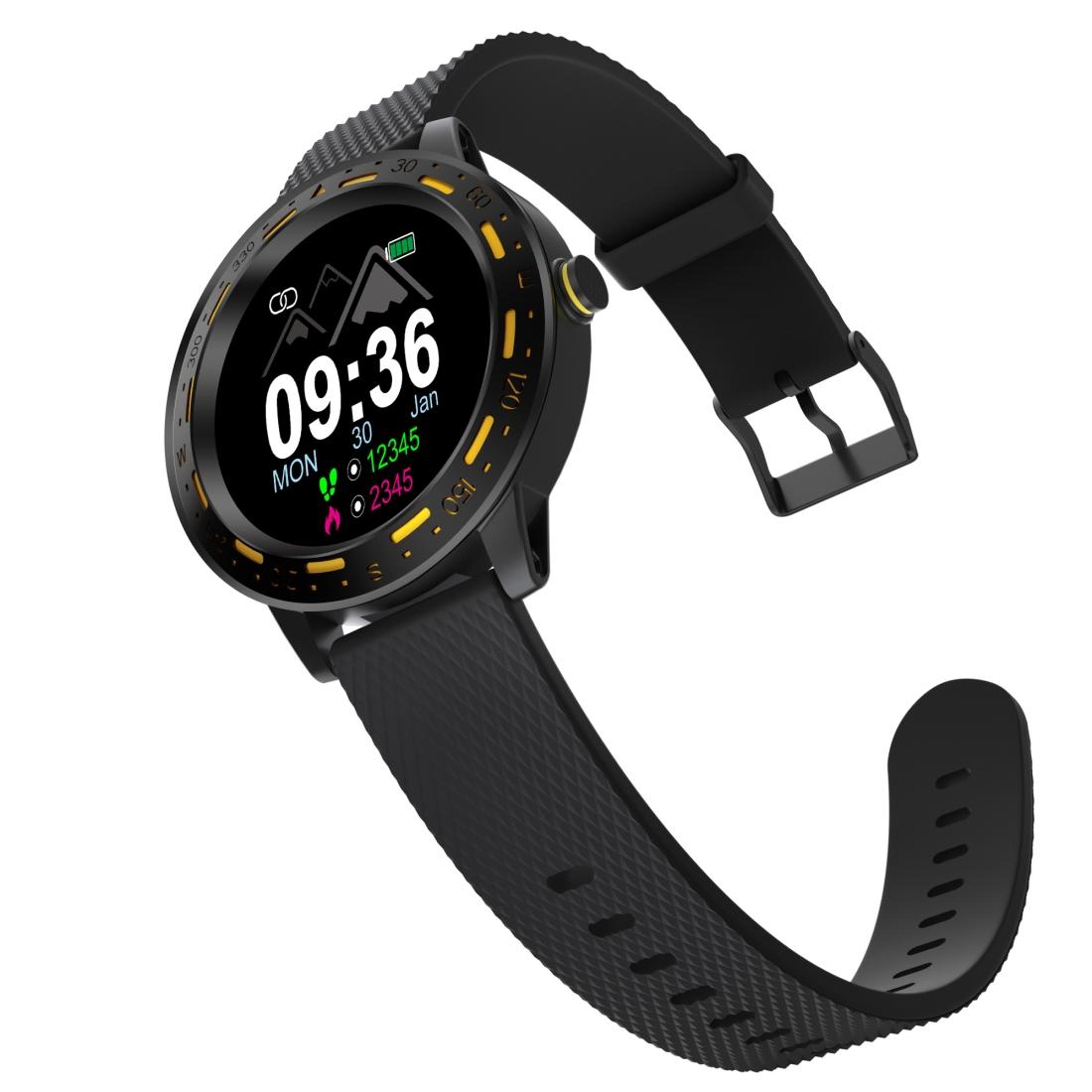 s18 smart watch with heart rate monitor, sleep tracking & ip67 waterproof fitness tracker