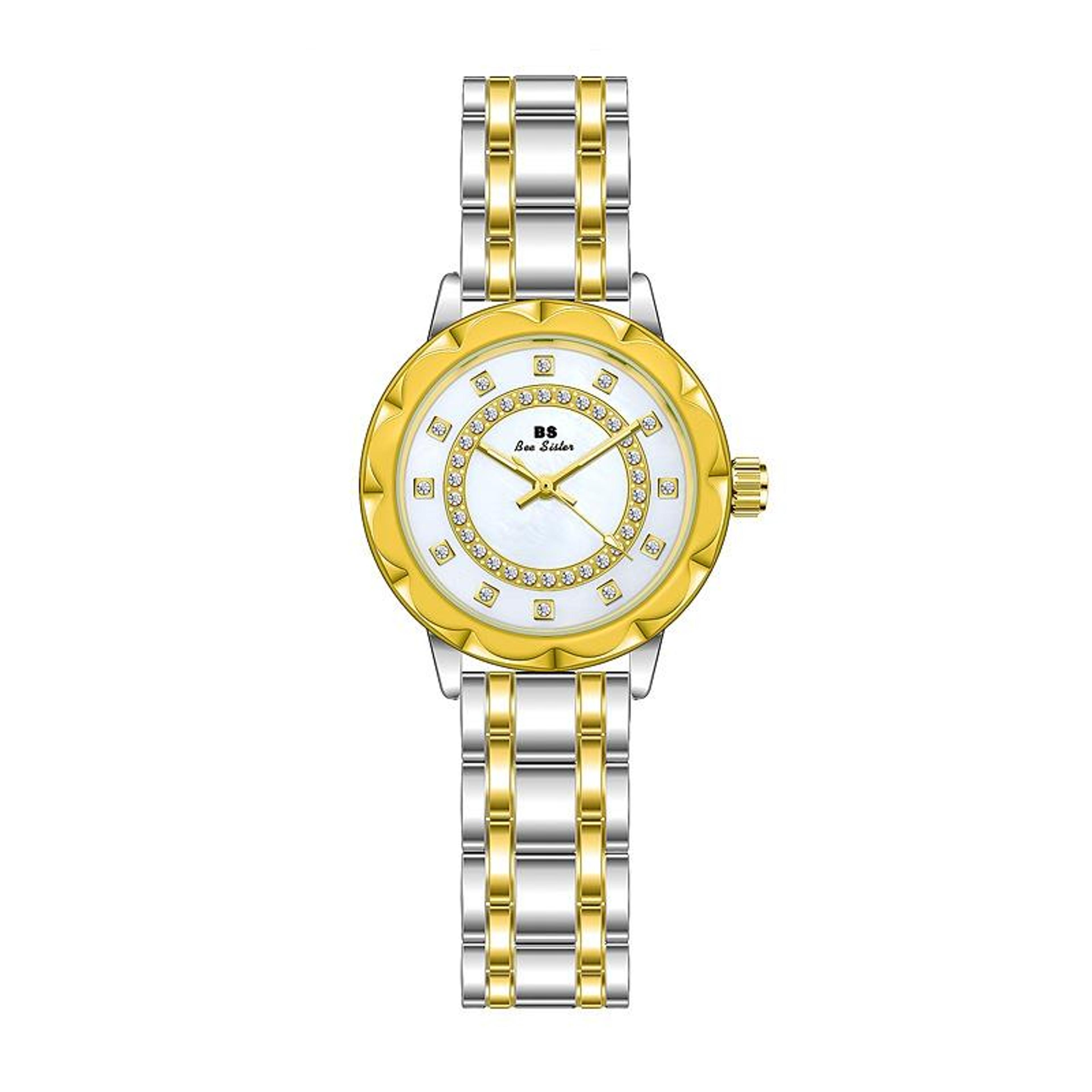 elegant ladies quartz watch rhinestone bracelet dress watch for women