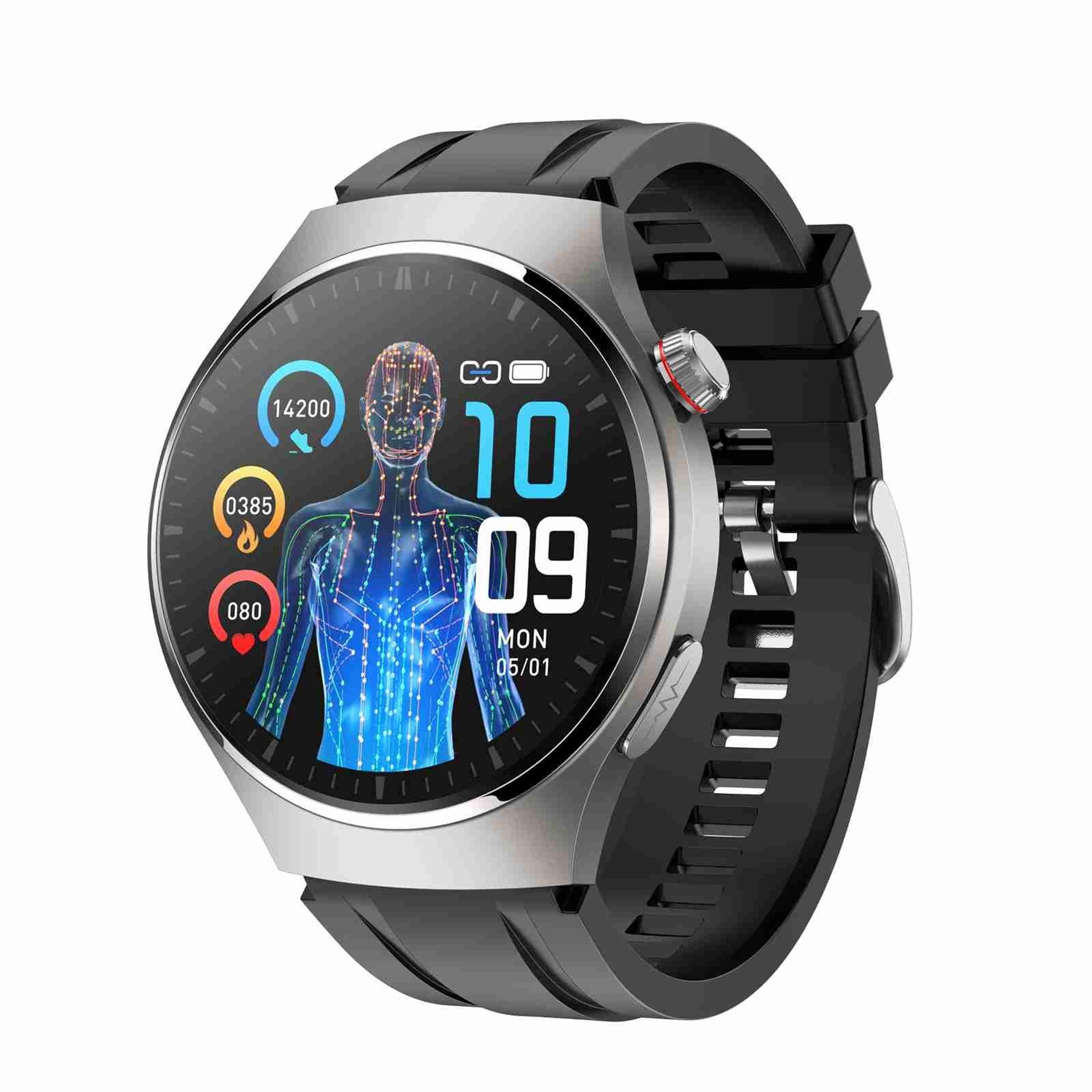 mt200 amoled smart watch with bluetooth calling ip67 fitness tracker & health monitoring