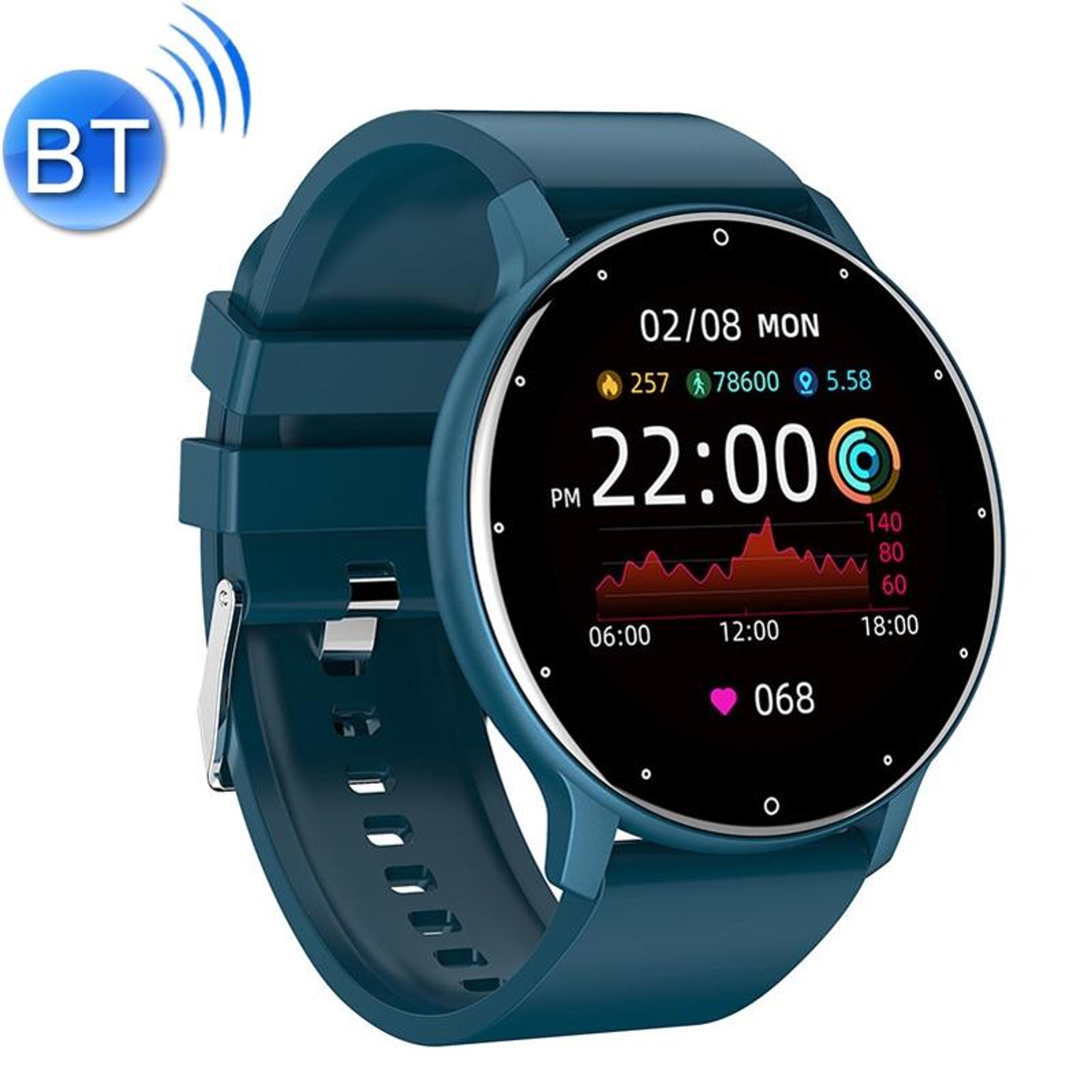 zl02 smart fitness watch with heart rate monitor and blood oxygen monitor bluetooth sports tracker