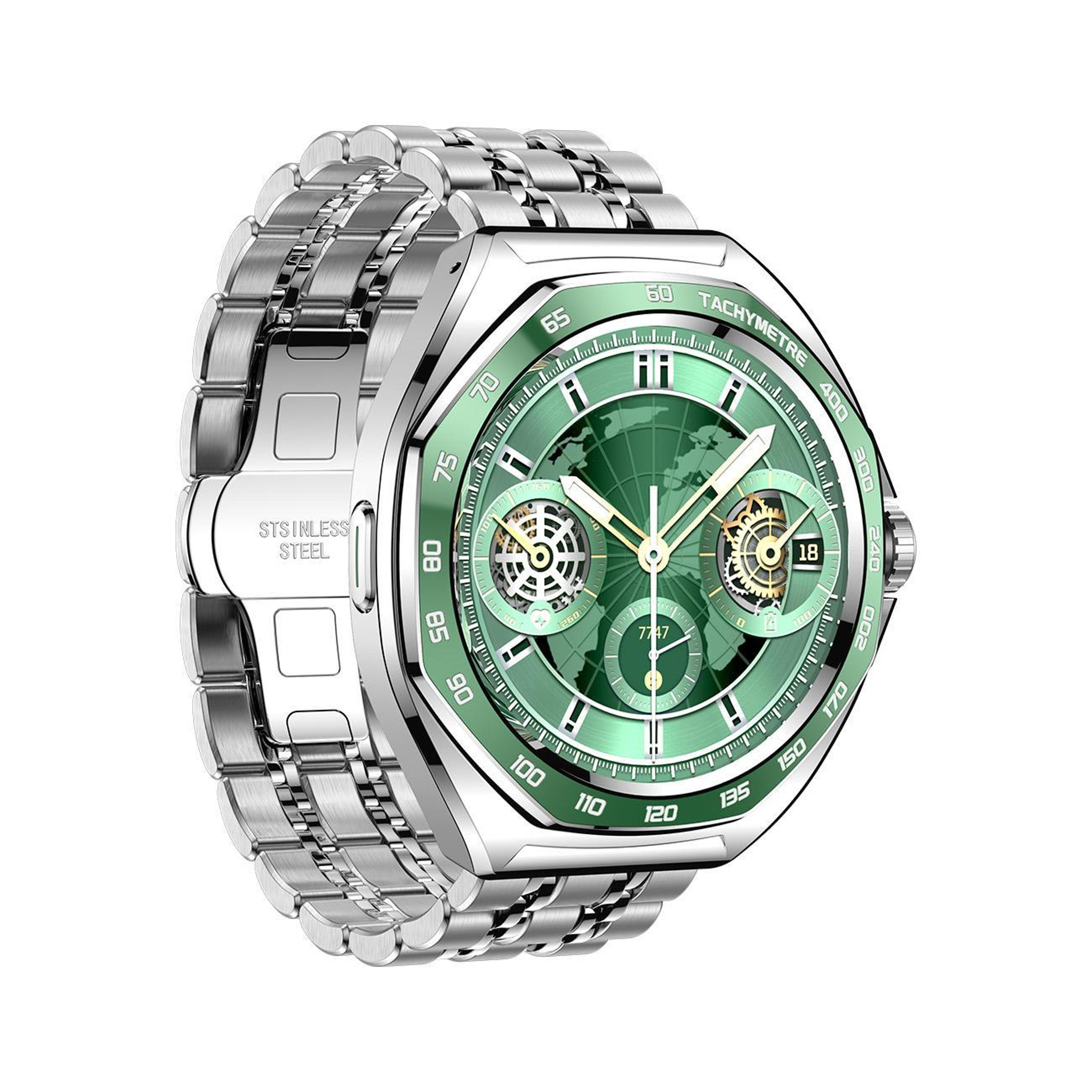 joyroom jr-fv2 pro smart watch with bluetooth calling and health monitor 5atm amoled display