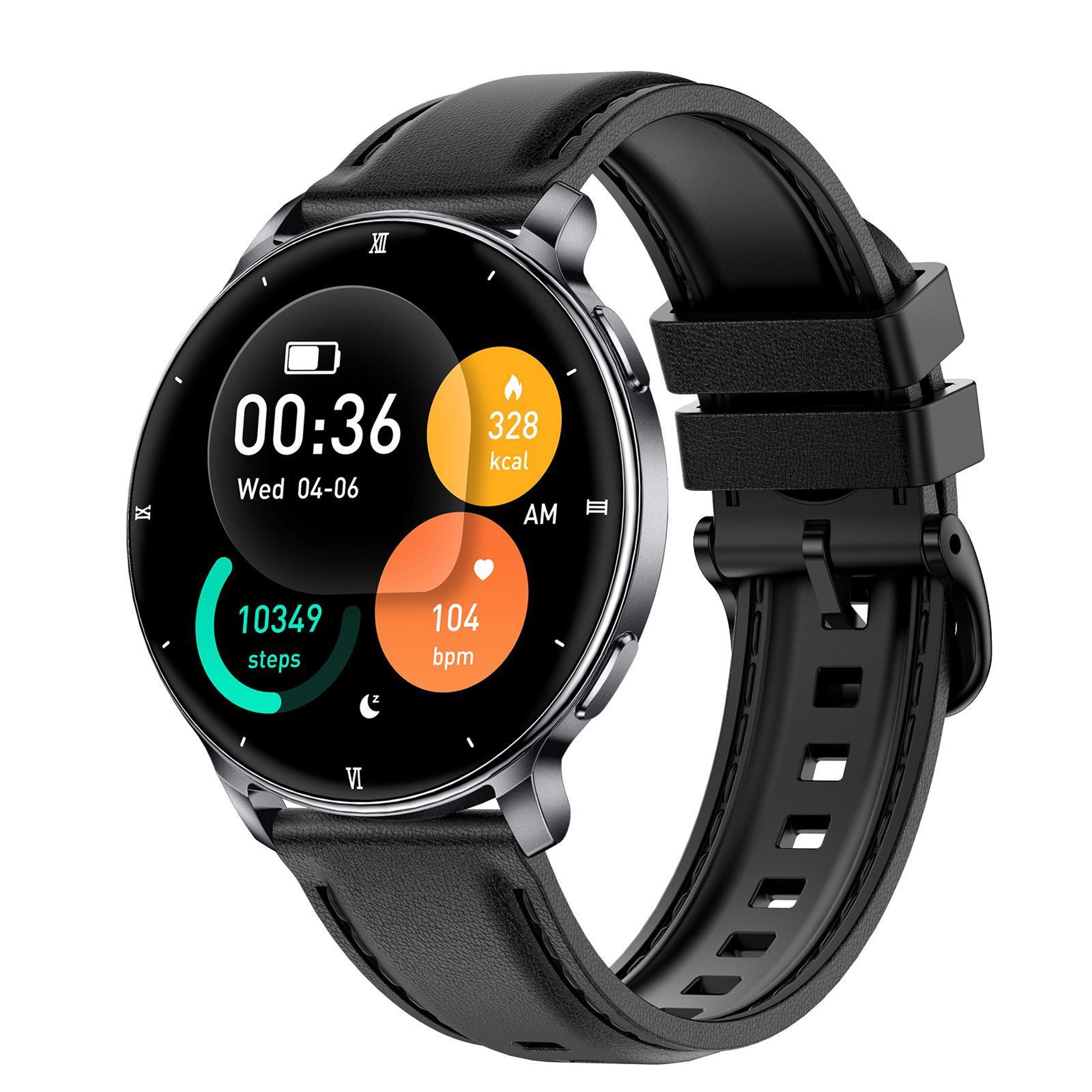 ht39 ultra thin sports smart watch with bluetooth calling and health monitoring