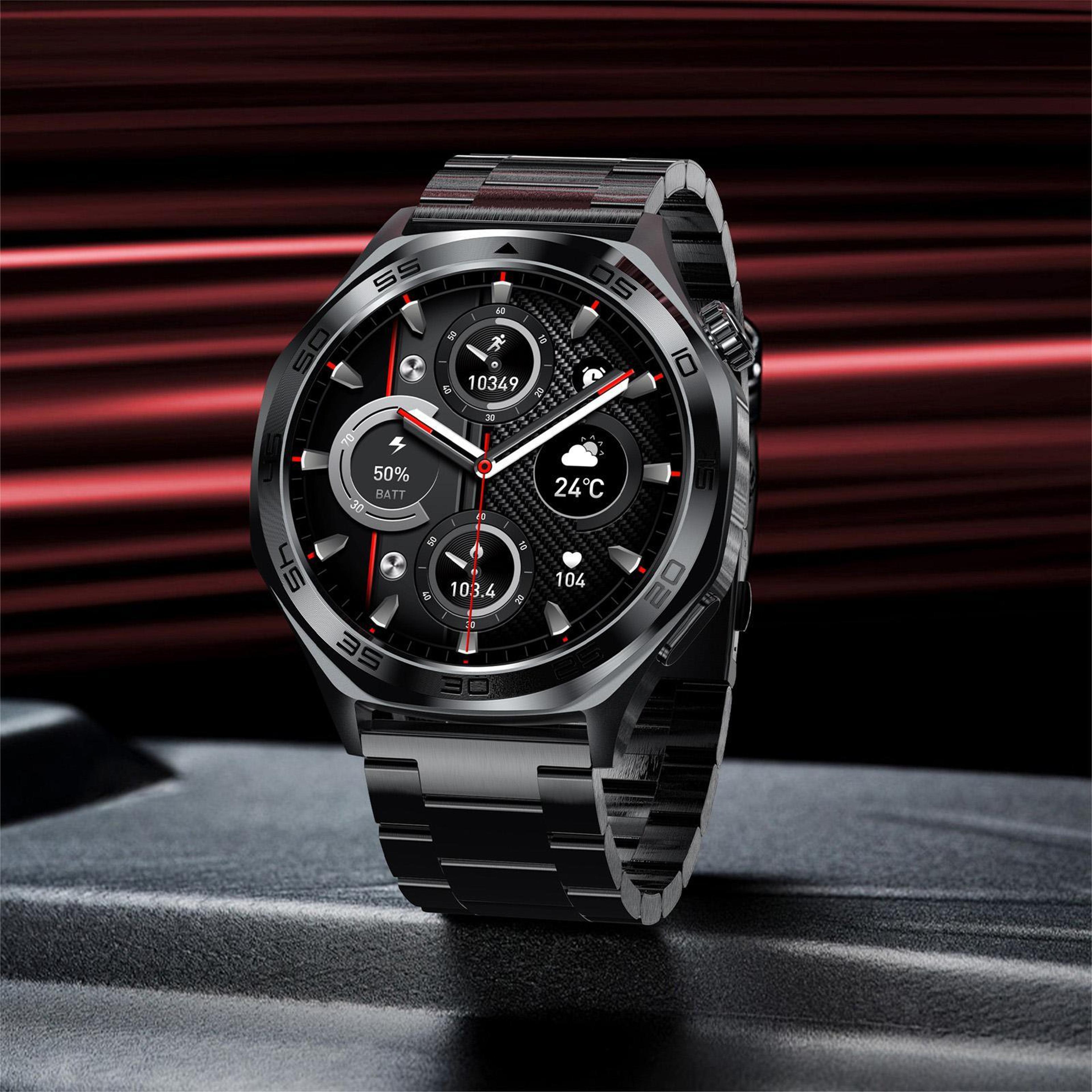ak83 bluetooth calling smart watch with fitness tracker heart rate monitor and 1.46 inch ips display