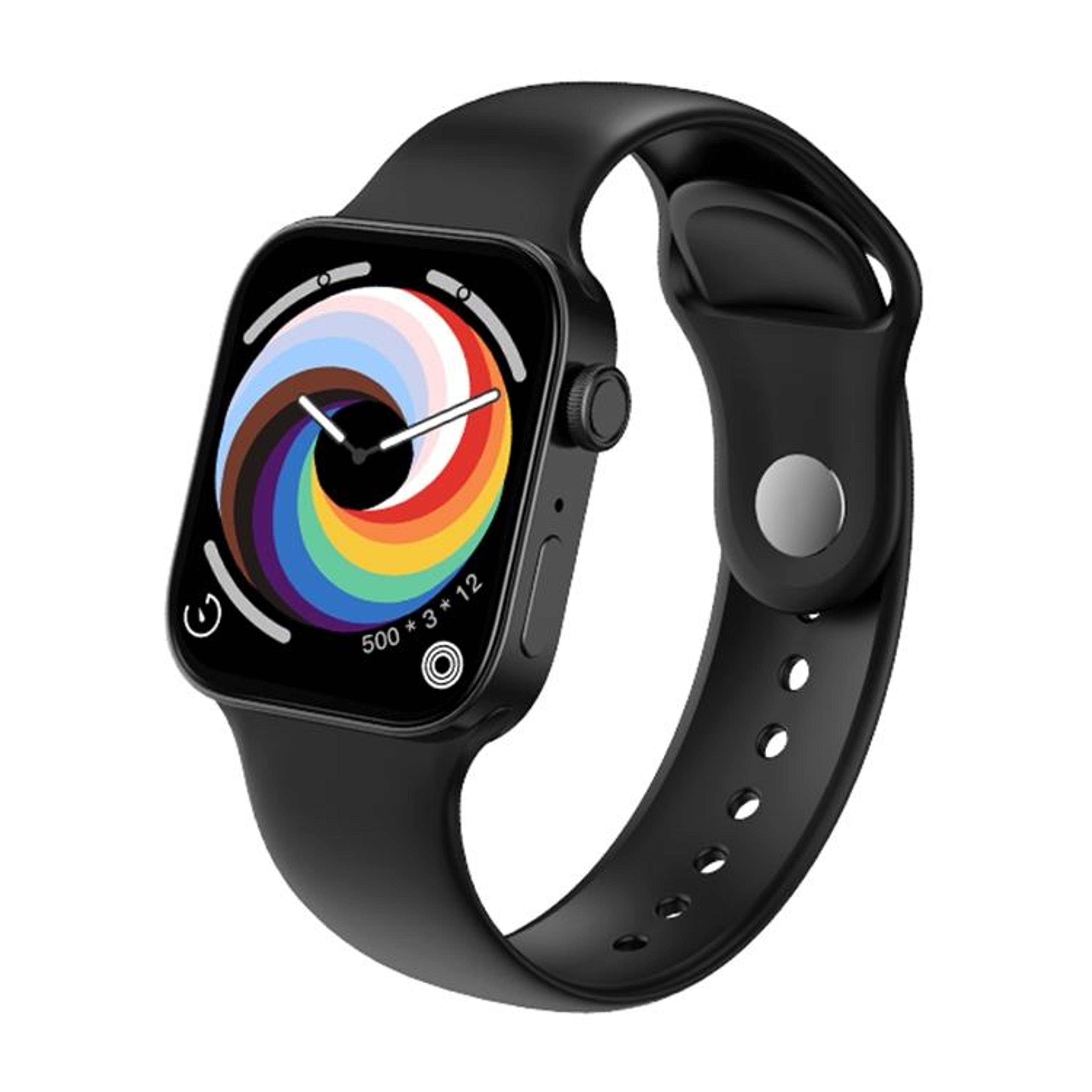 t500+max bluetooth calling smartwatch 1.69 inch hd smart fitness tracker with heart rate monitor