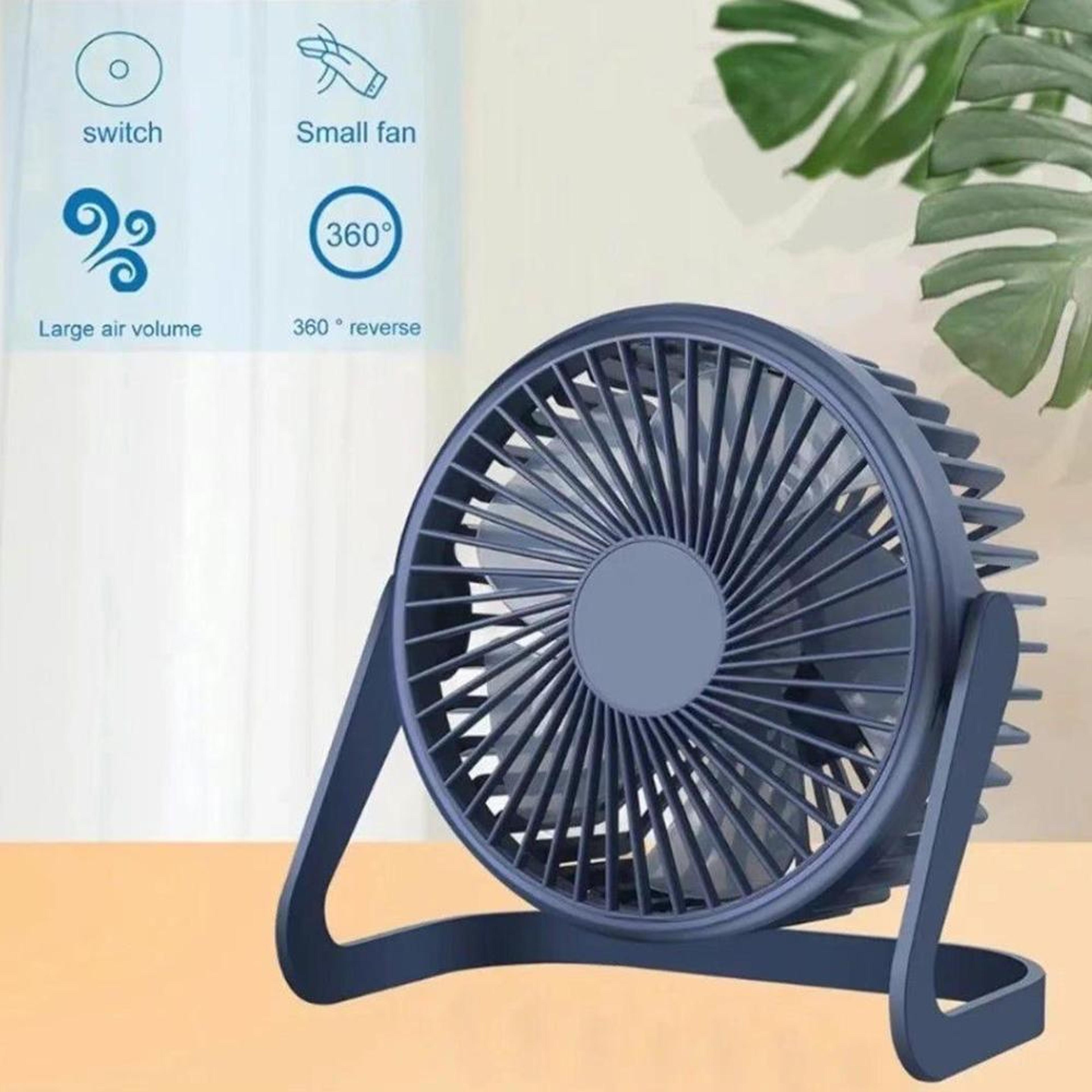 mini usb desk fan quiet portable office cooling fan 5 inch