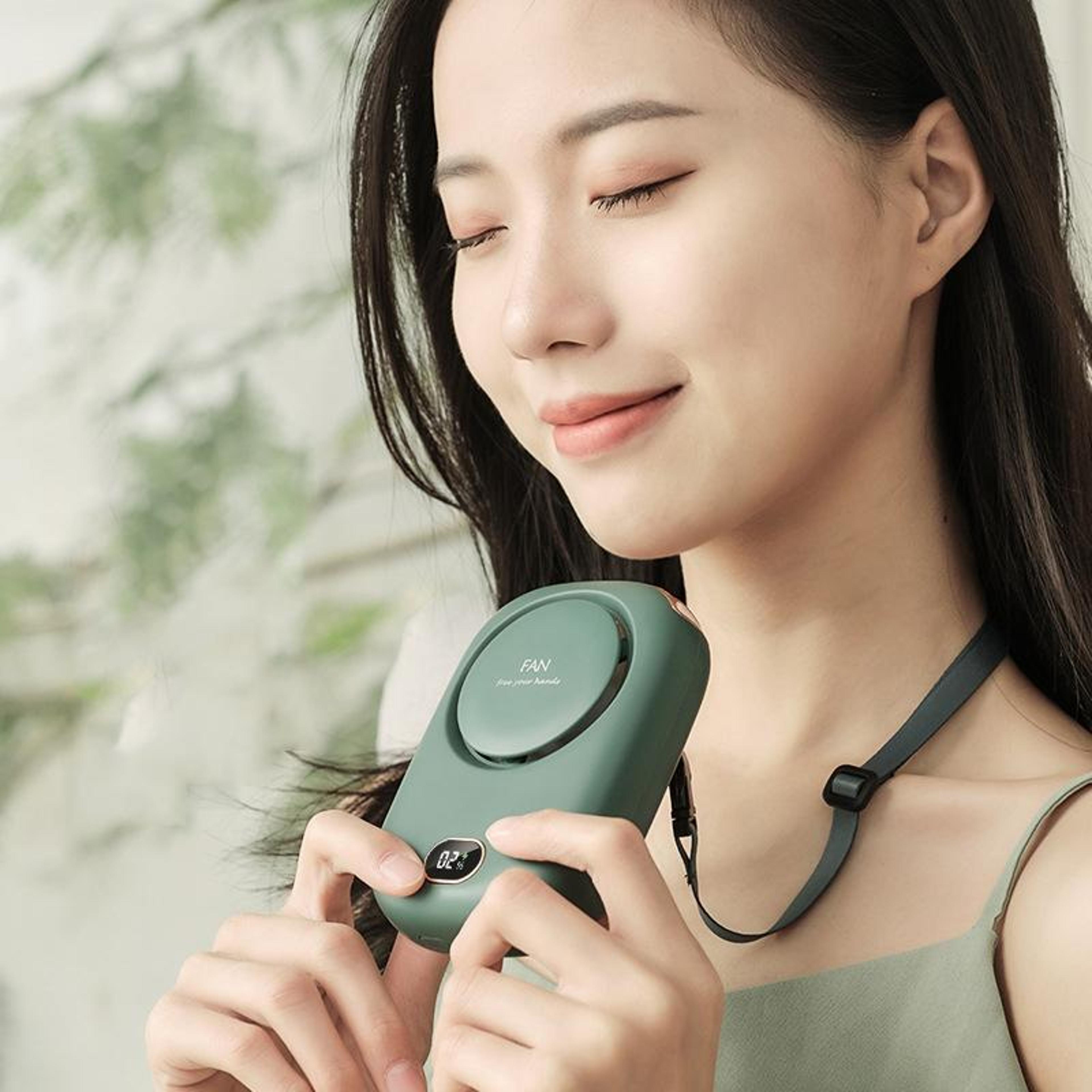 portable usb neck fan mini desktop fan hands free personal cooling fan