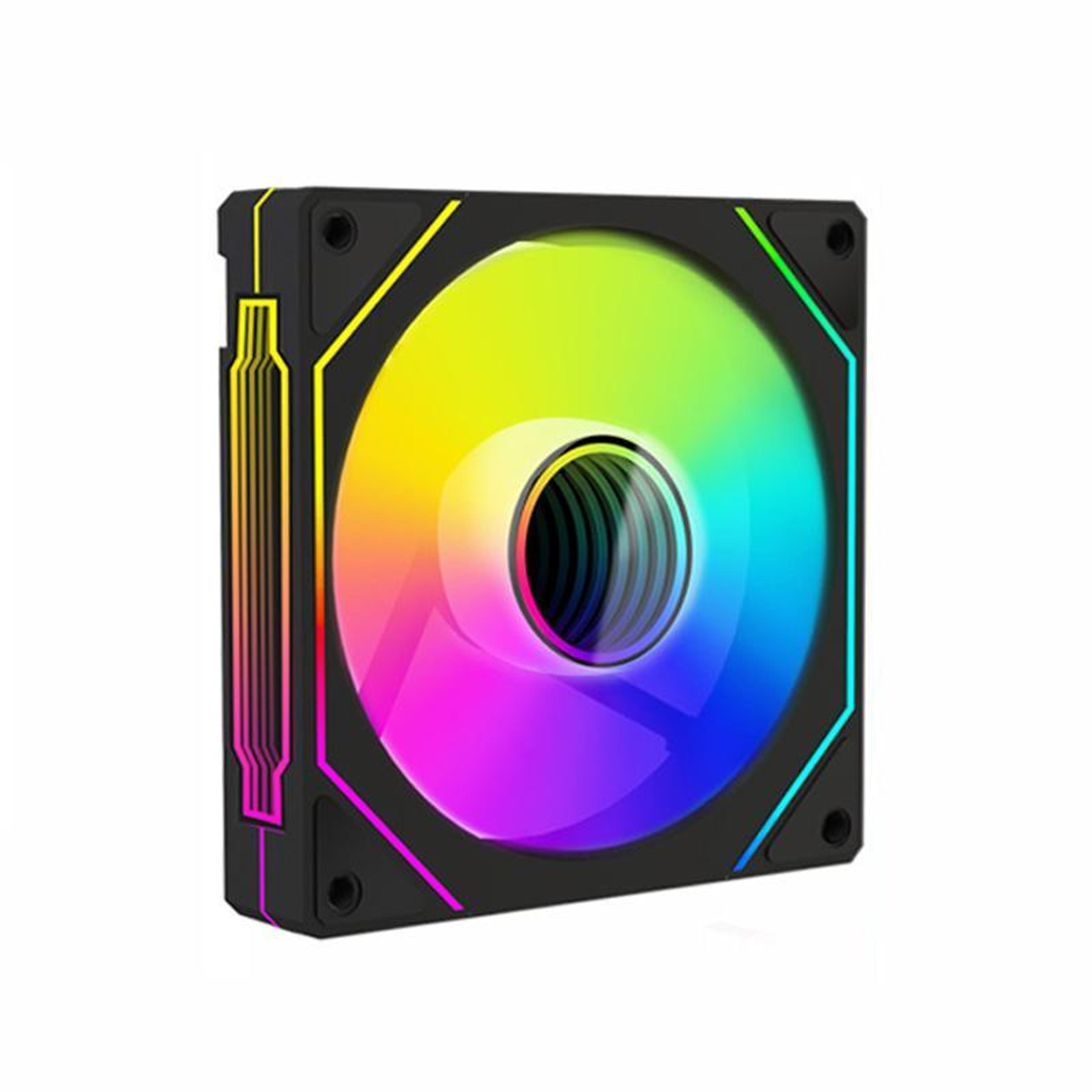 prism 4rro argb case fan 120mm pwm cooling fan quiet pc cooling with argb sync
