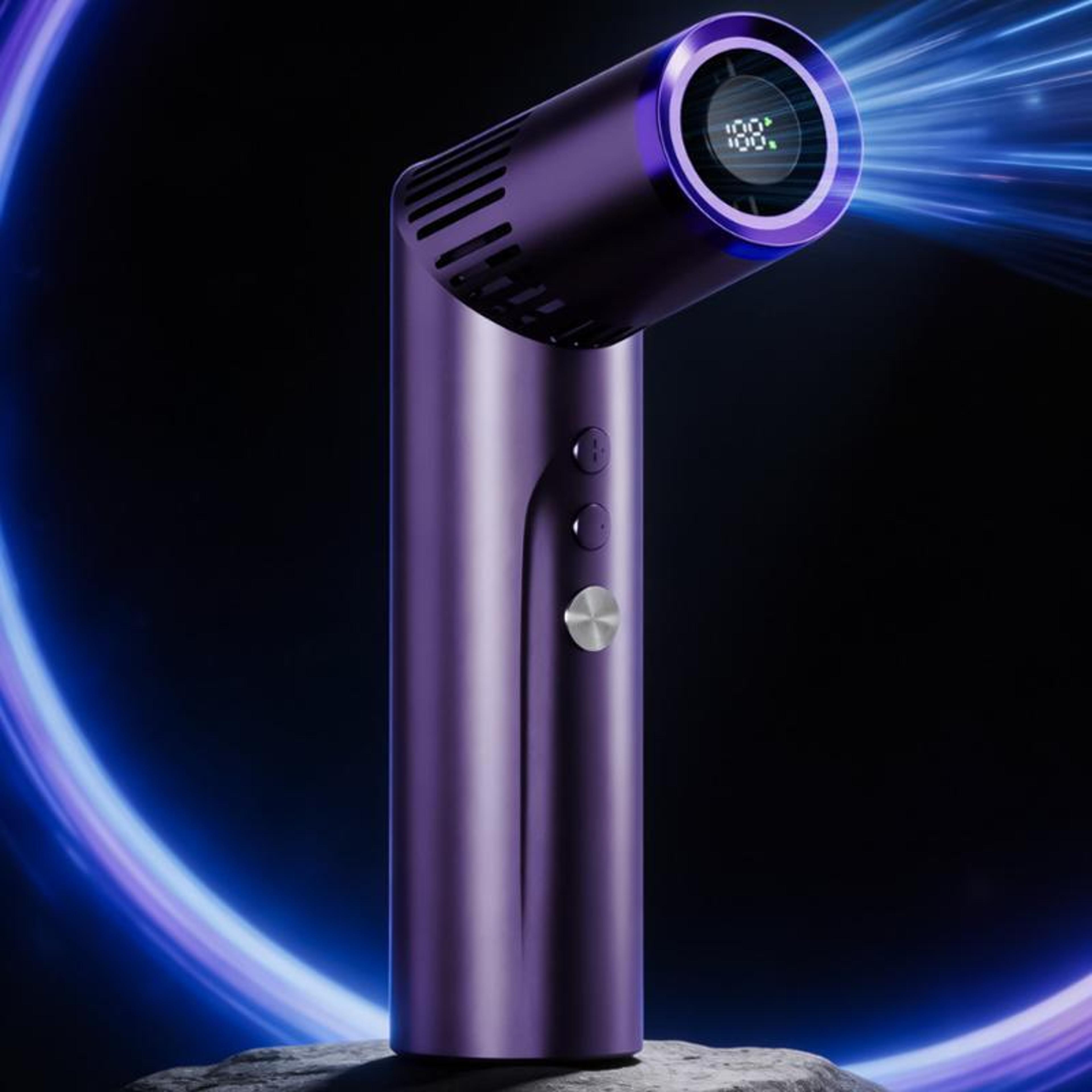 portable handheld fan with led light 199 speed pocket fan