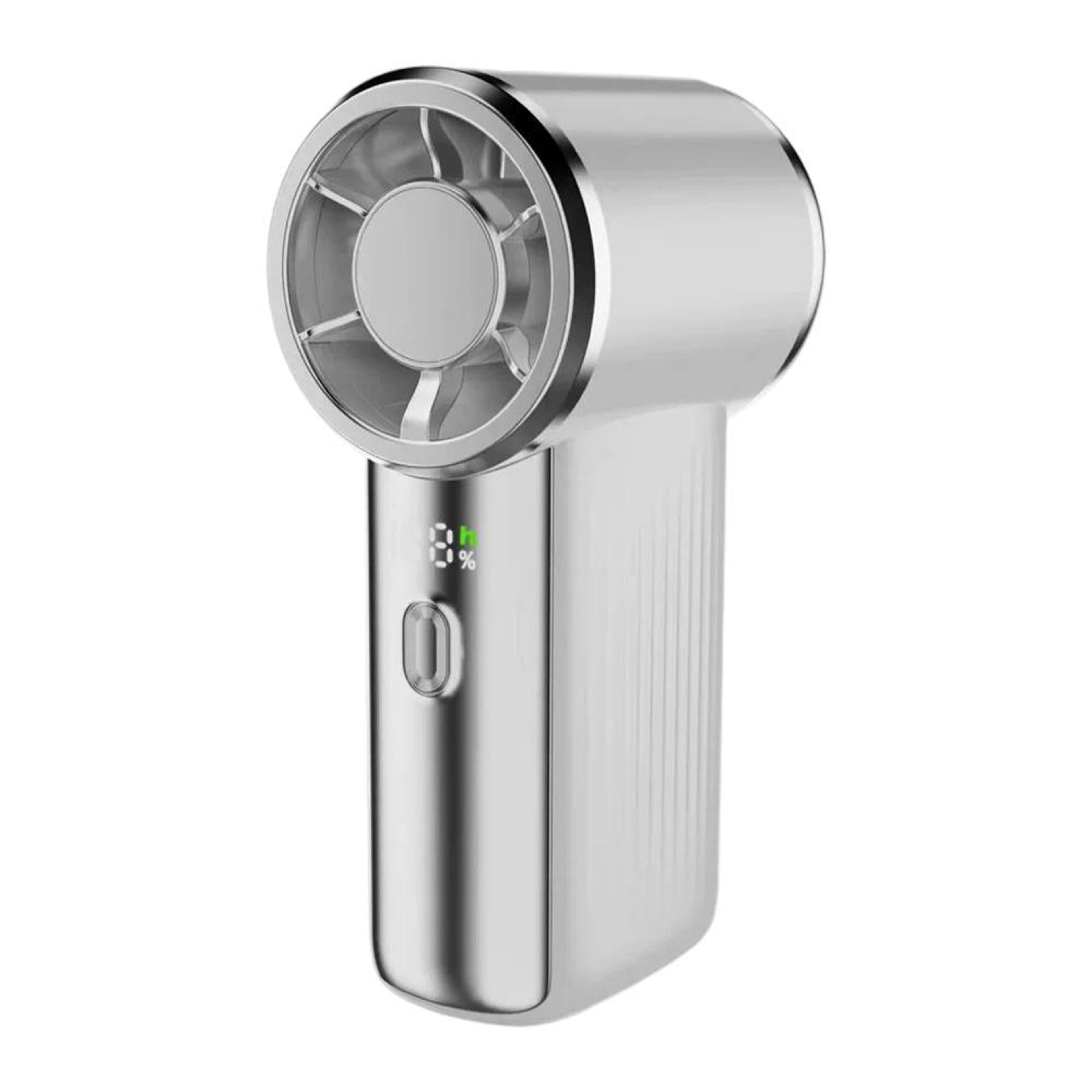 f9 mini handheld fan portable turbo fan with digital display and type c fast charging