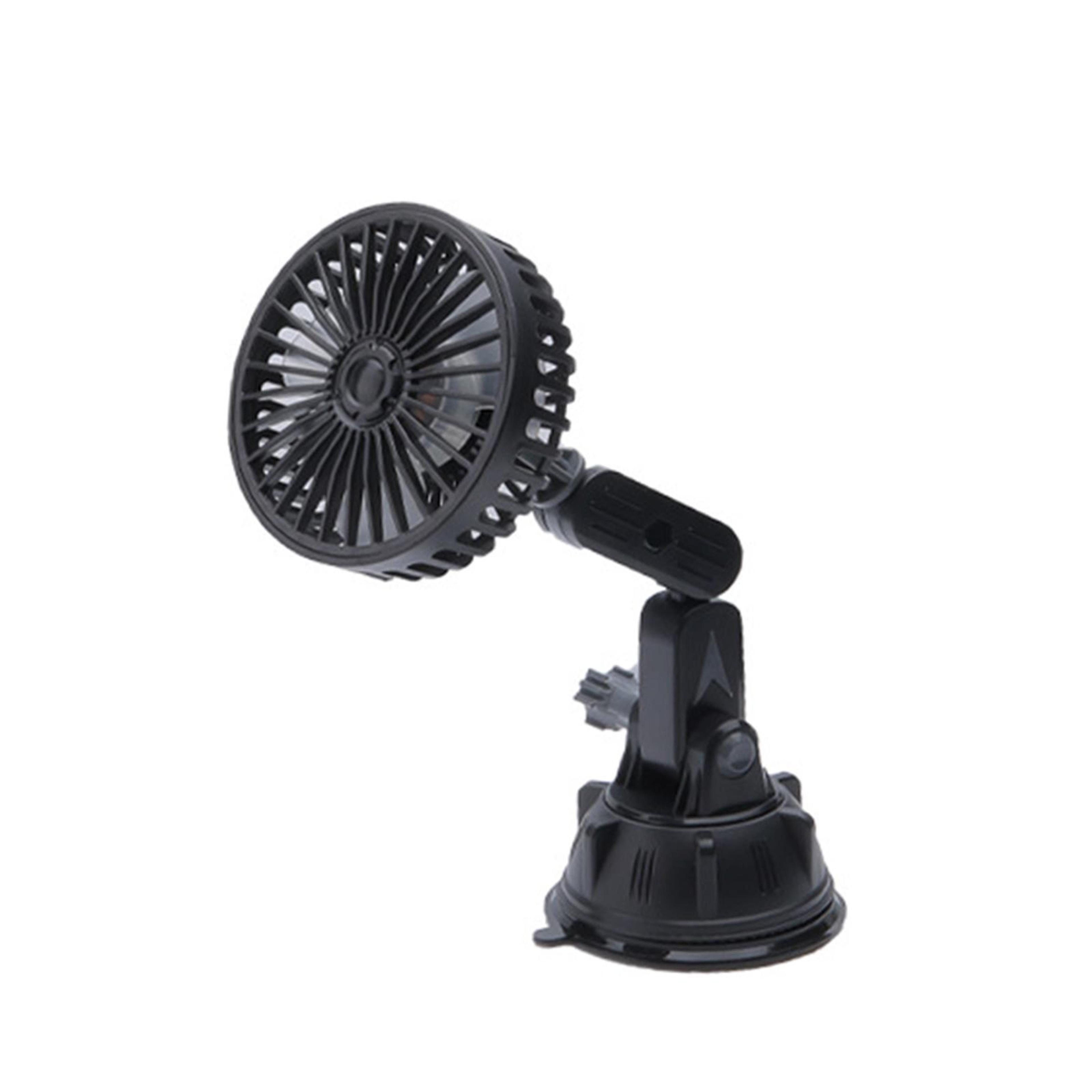 360 degree car suction cup fan usb portable adjustable car cooling fan for vehicles
