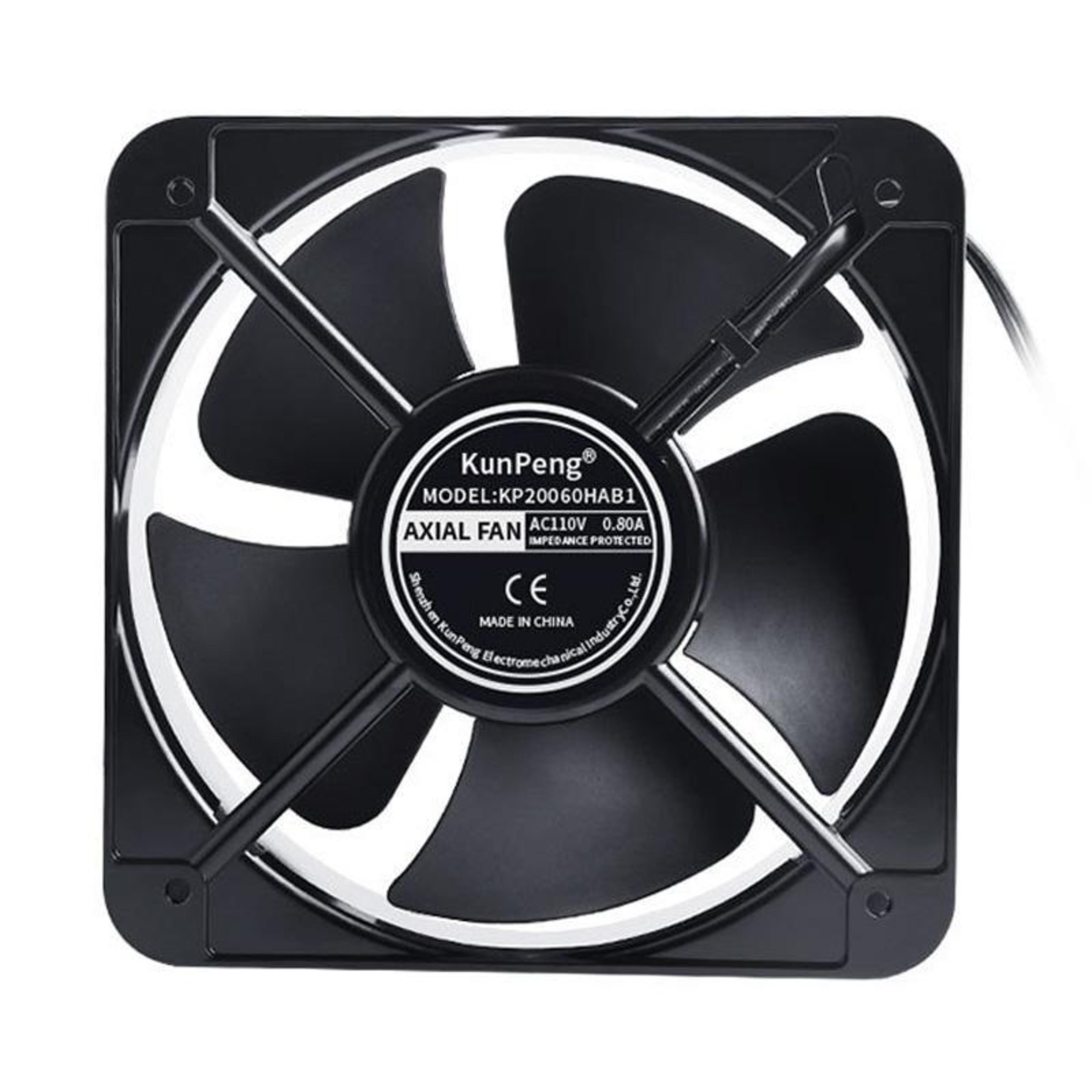 65w ac cooling fan axial flow fan with ball bearings for charging piles and industrial cooling