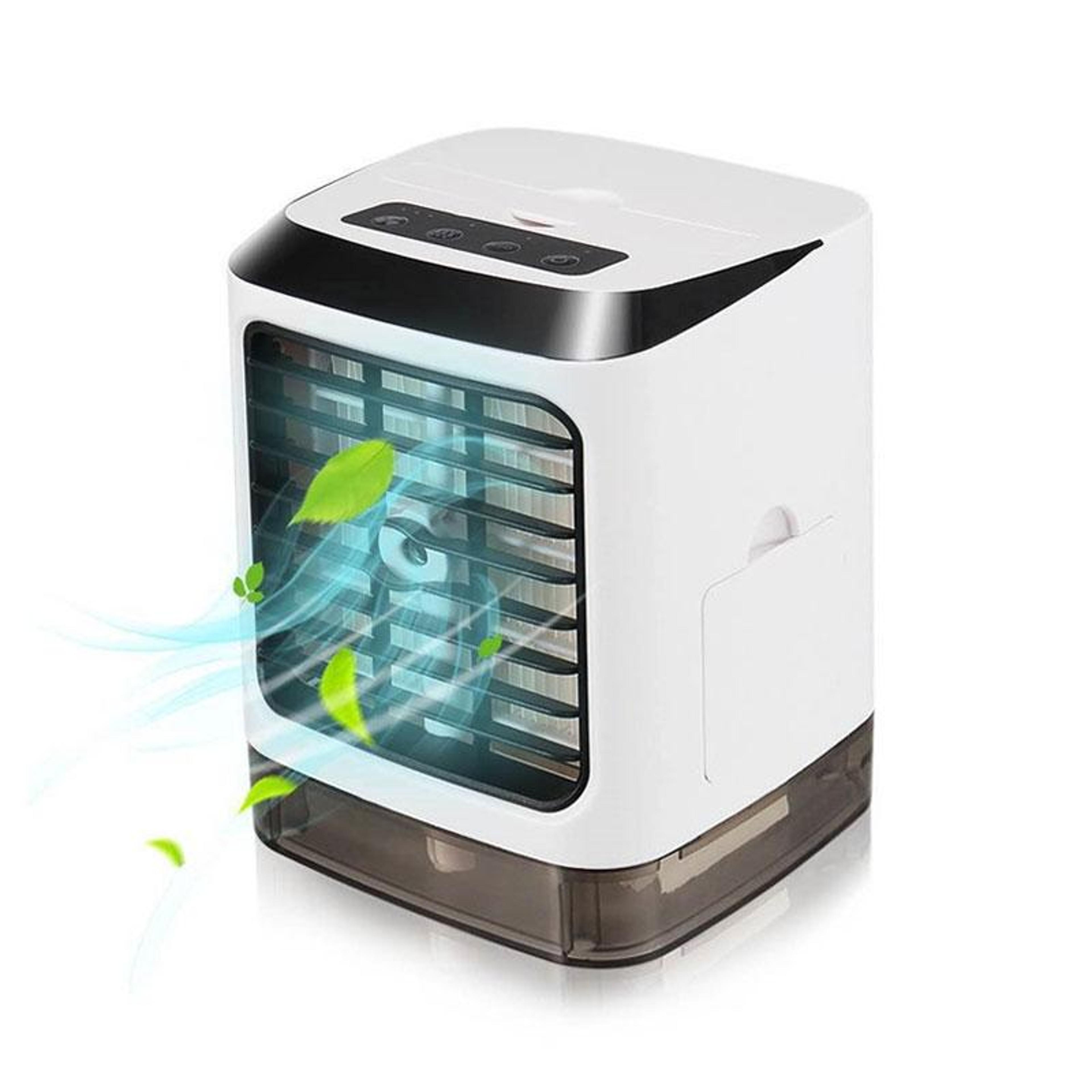 portable air cooler desktop cooling fan usb air conditioner fan with 480ml mist humidifier