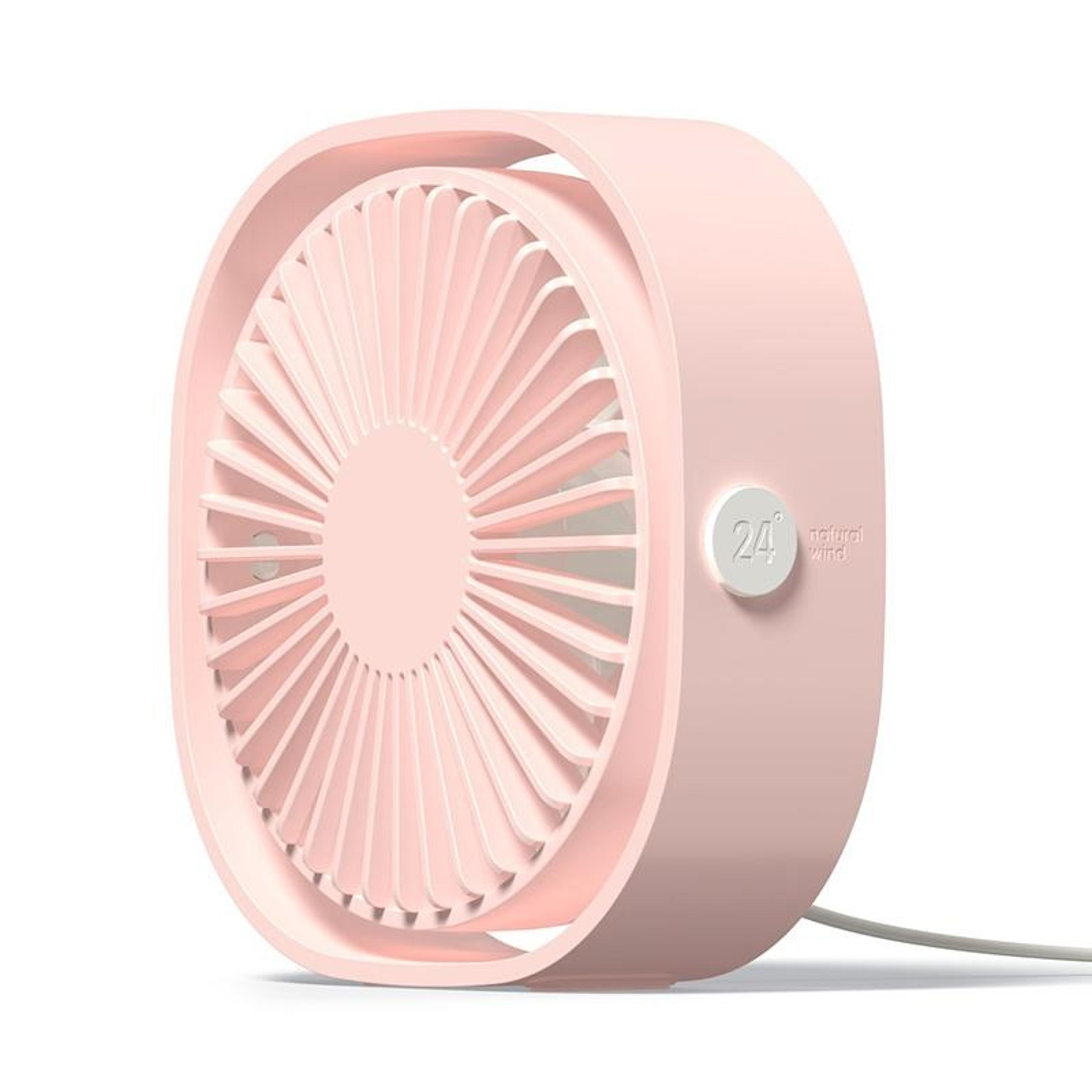360° adjustable usb desk fan portable mini desktop fan with 3 speed quiet cooling