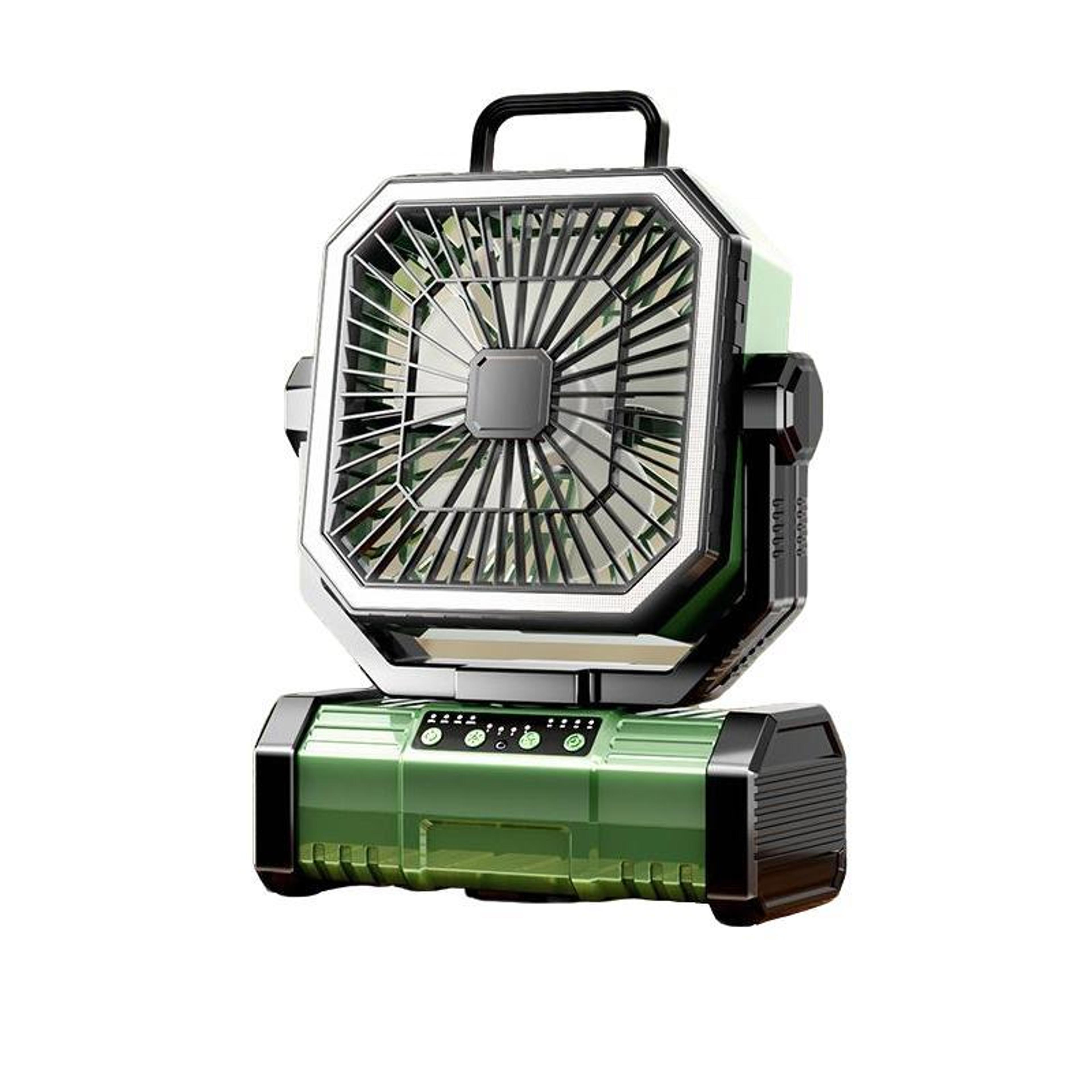portable camping fan with led light usb rechargeable oscillating usb fan remote control