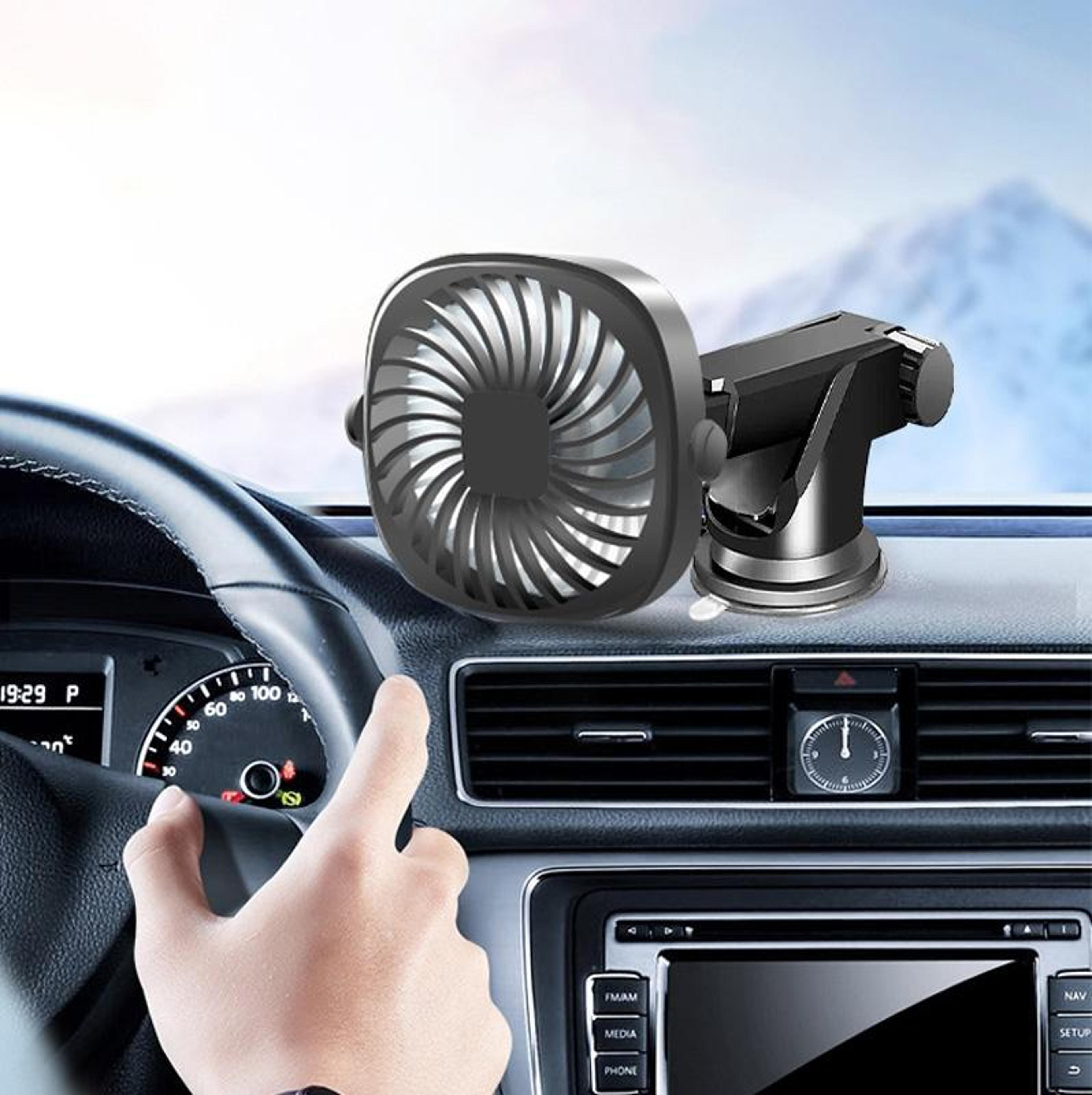portable suction cup fan rechargeable desk fan usb personal cooling fan for car office kitchen dorm room