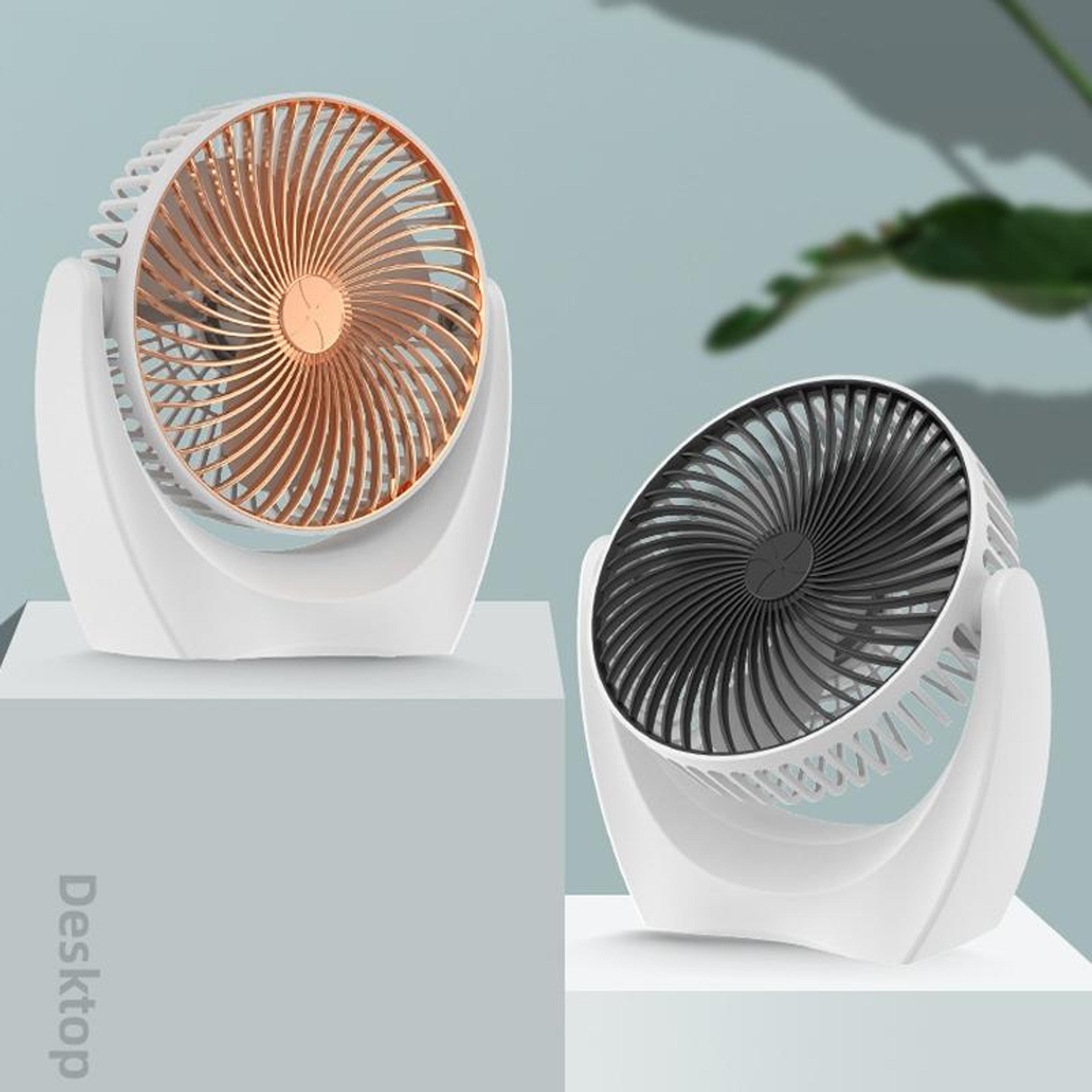 portable mini usb desk fan rechargeable quiet desktop fan for home office dorm travel