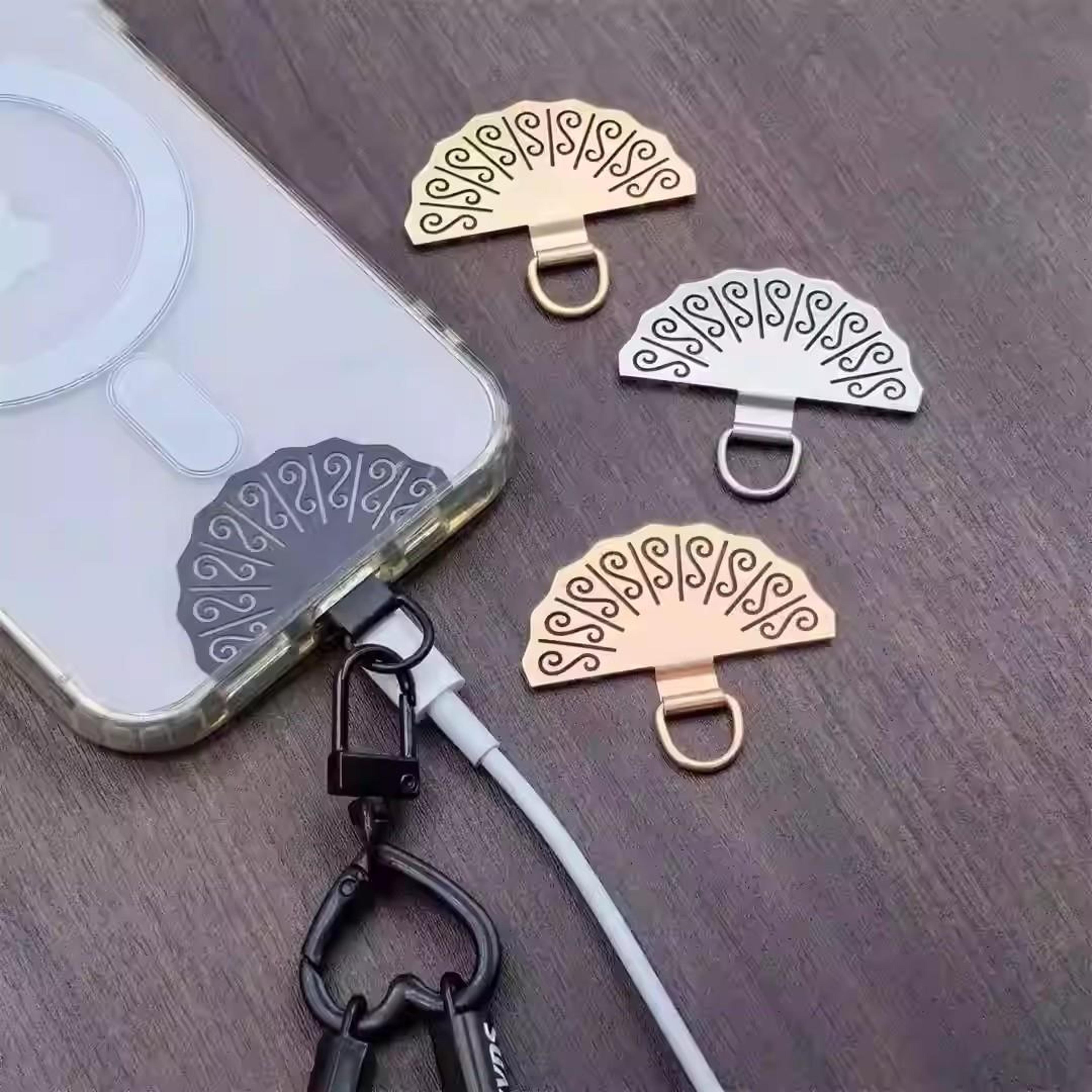 universal metal phone lanyard patch phone tether tab secure lanyard adapter