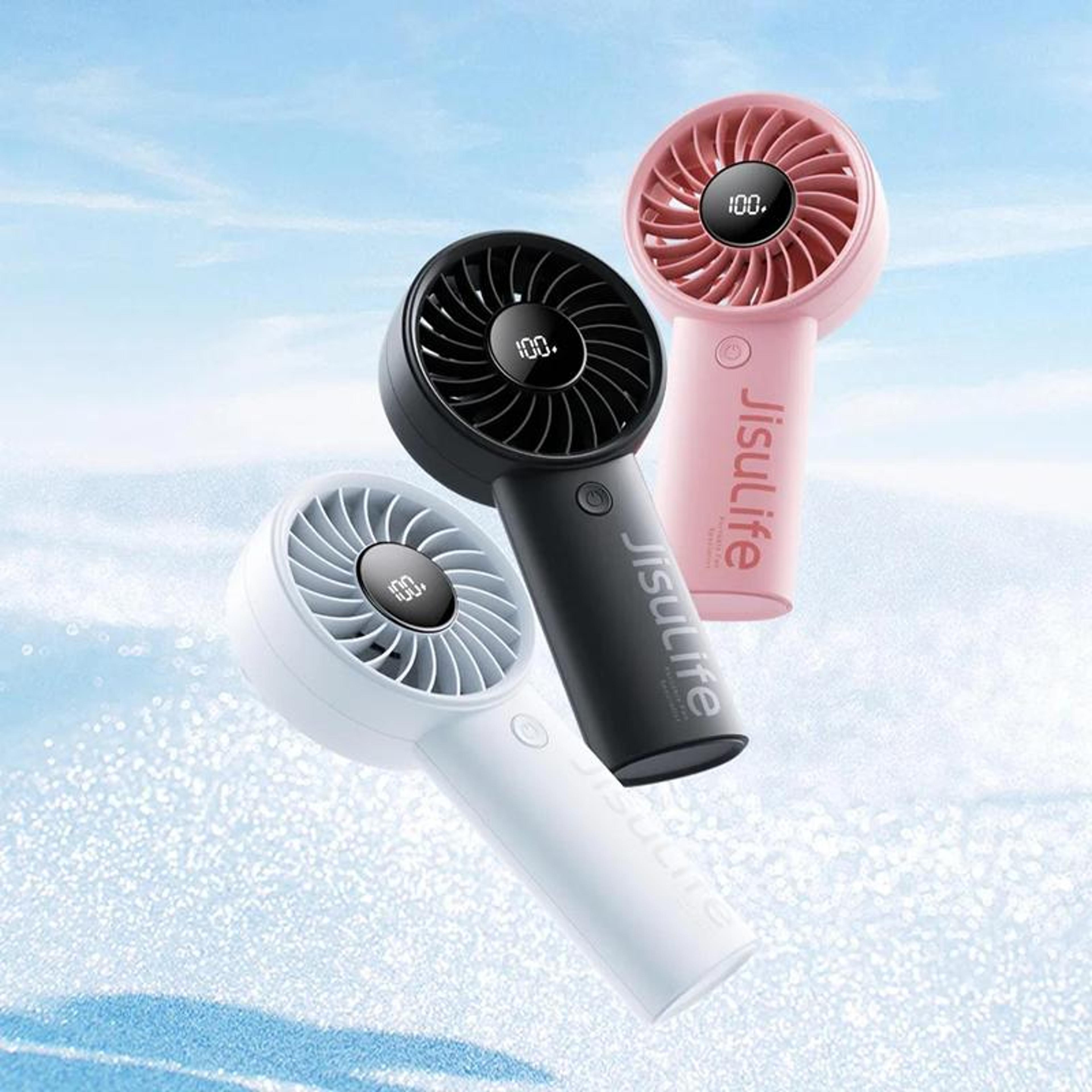 portable handheld fan rechargeable mini usb fan with 5 speed personal cooling