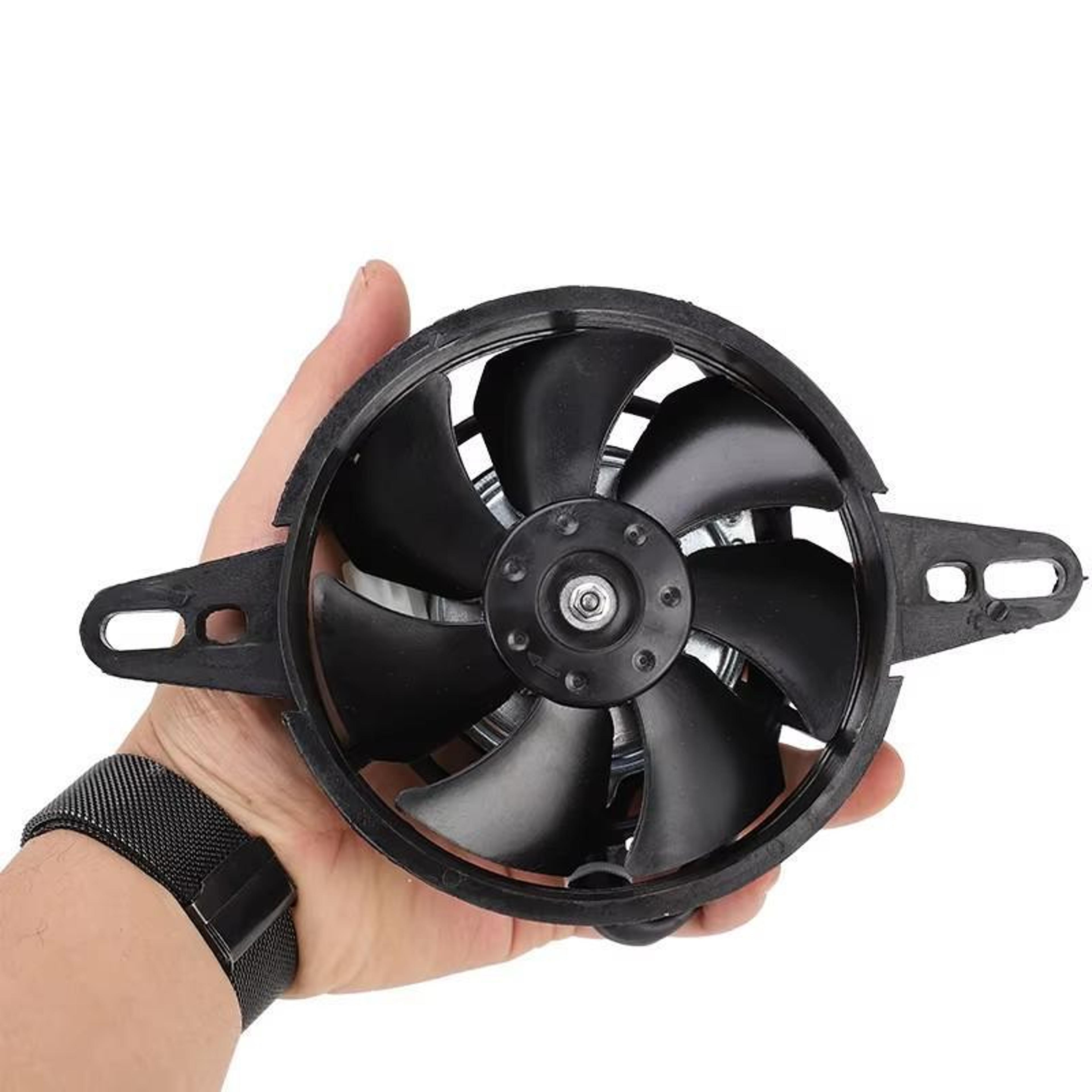 universal motorcycle cooling fan radiator cooling fan for atv quad go kart and water cooled motorcycles