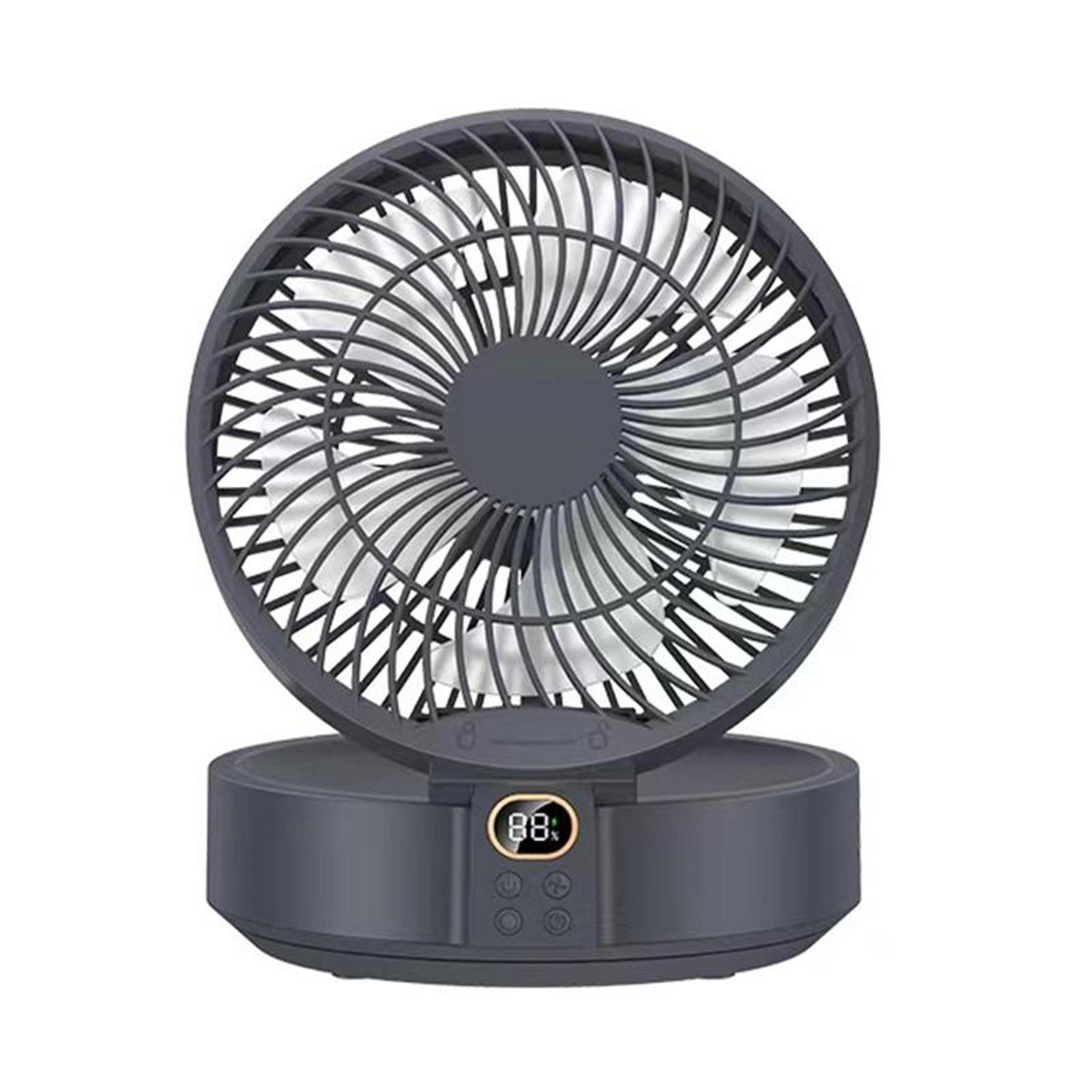 wall mounted fan with rechargeable desk fan and night light foldable portable cooling fan