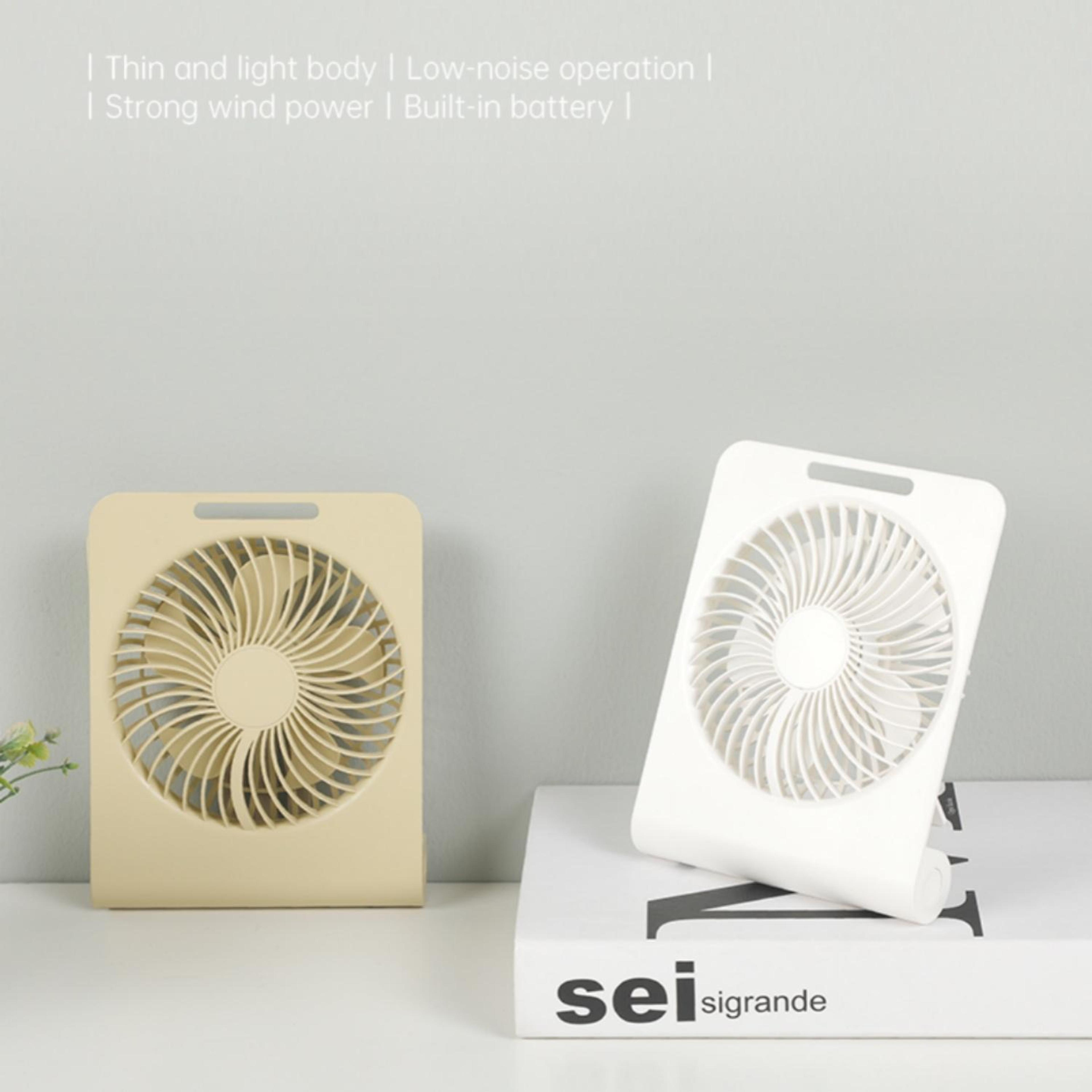 portable desk fan rechargeable hanging fan quiet desktop fan with 3 speed cooling