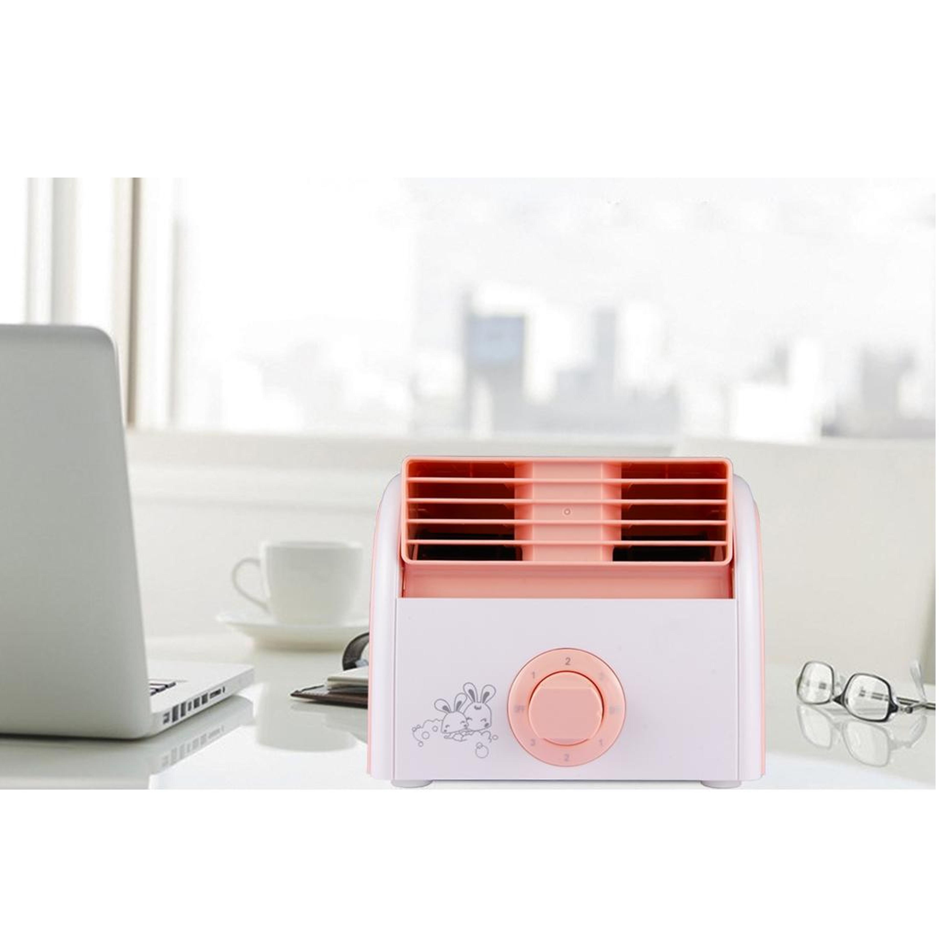 30w bladeless desk fan quiet mini turbine fan with 360 degree adjustable head for home office bedroom 220v