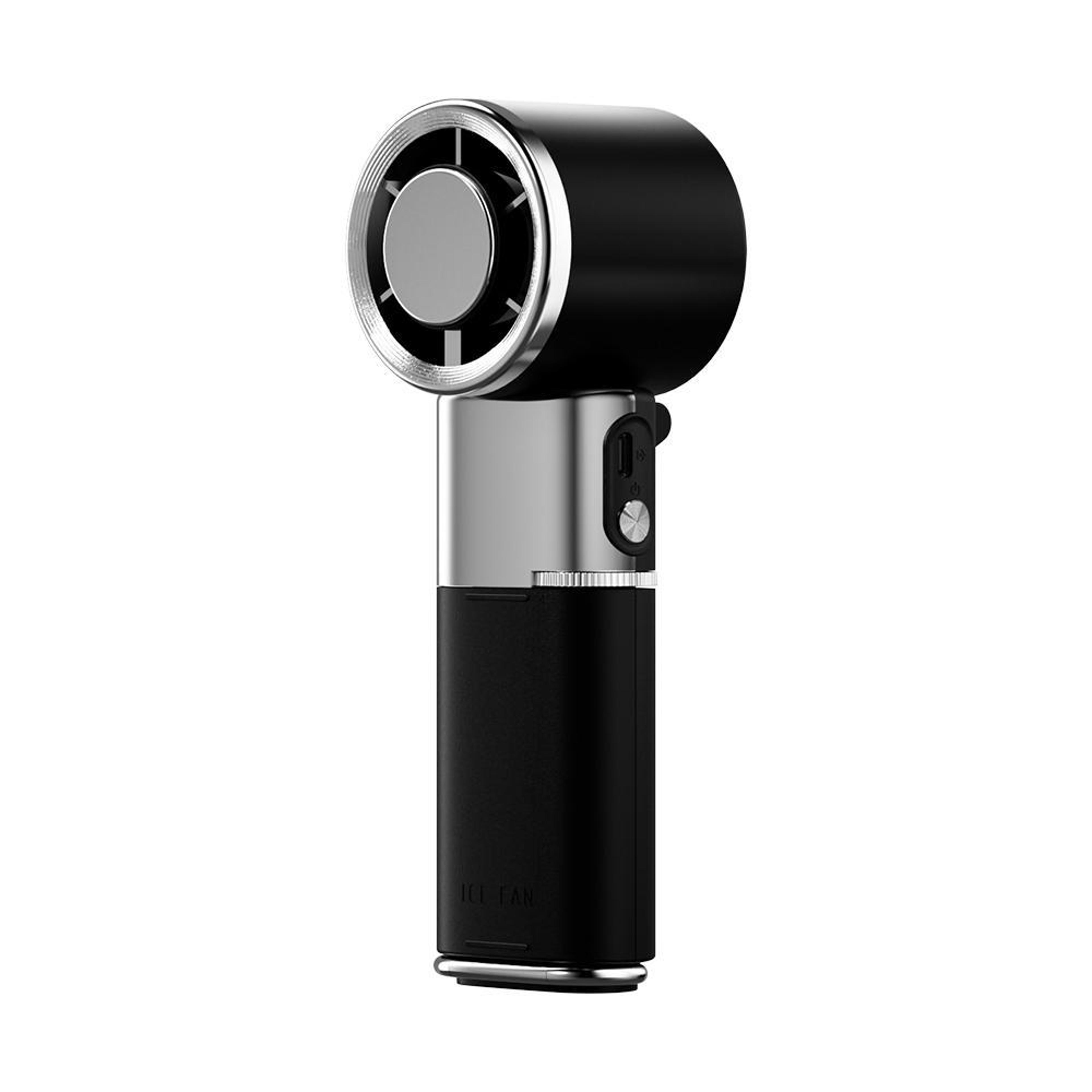 high speed ice compress handheld fan with 6000mah battery and retractable type c cable