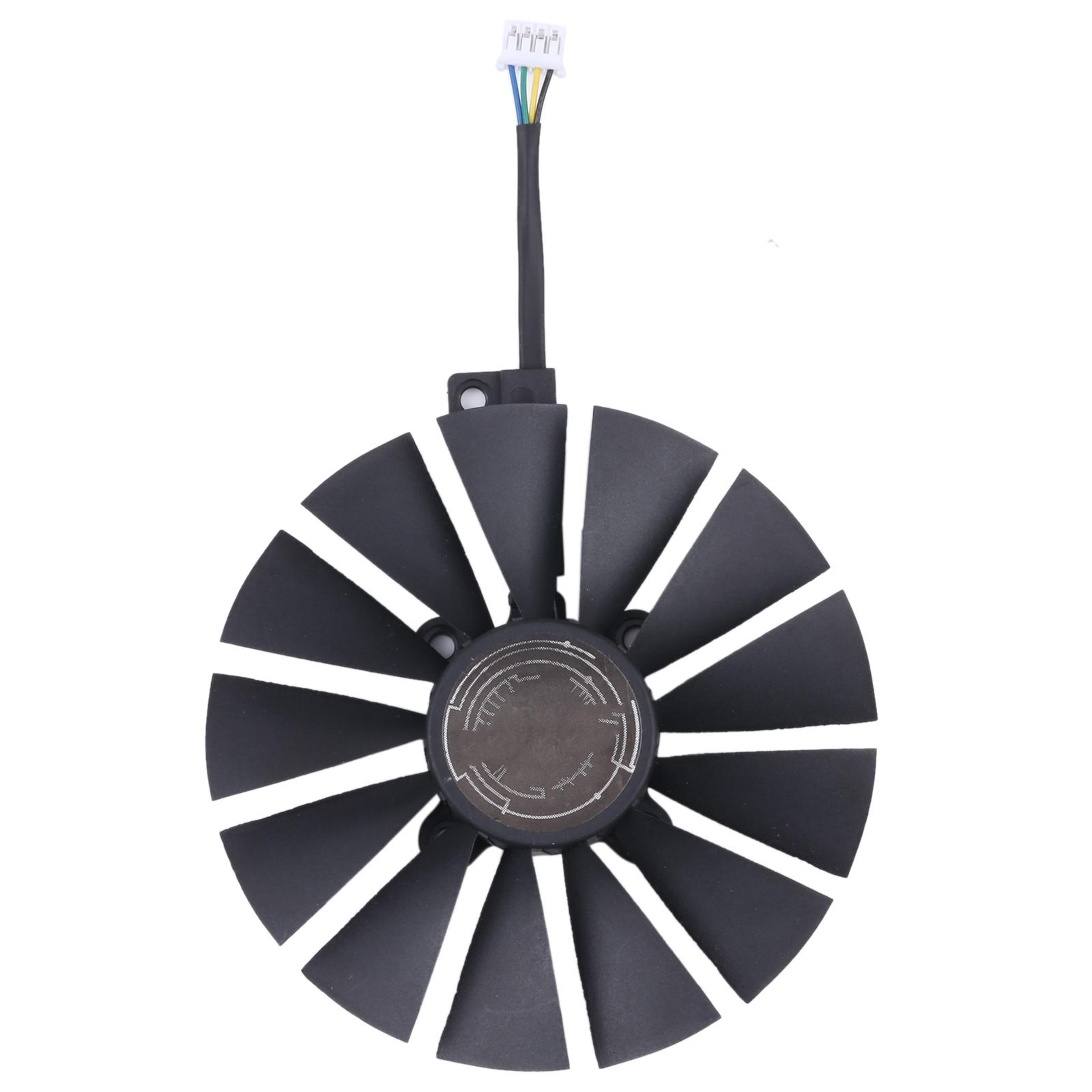 95mm gpu cooling fan 4 pin replacement for asus strix rx470 rx580 graphics card 13 blade
