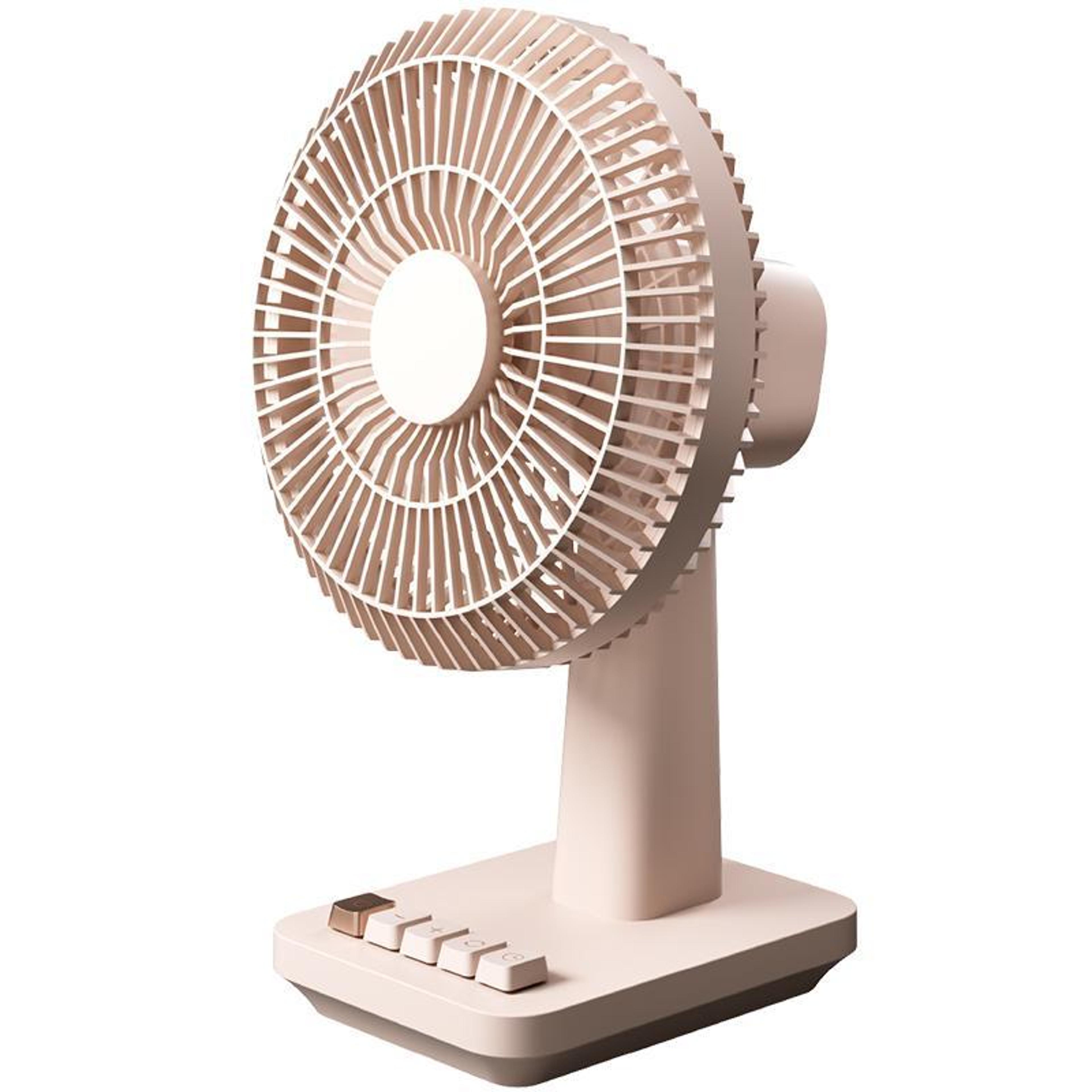 mini desktop fan usb rechargeable quiet desk fan with 4 speeds timer and easy clean design
