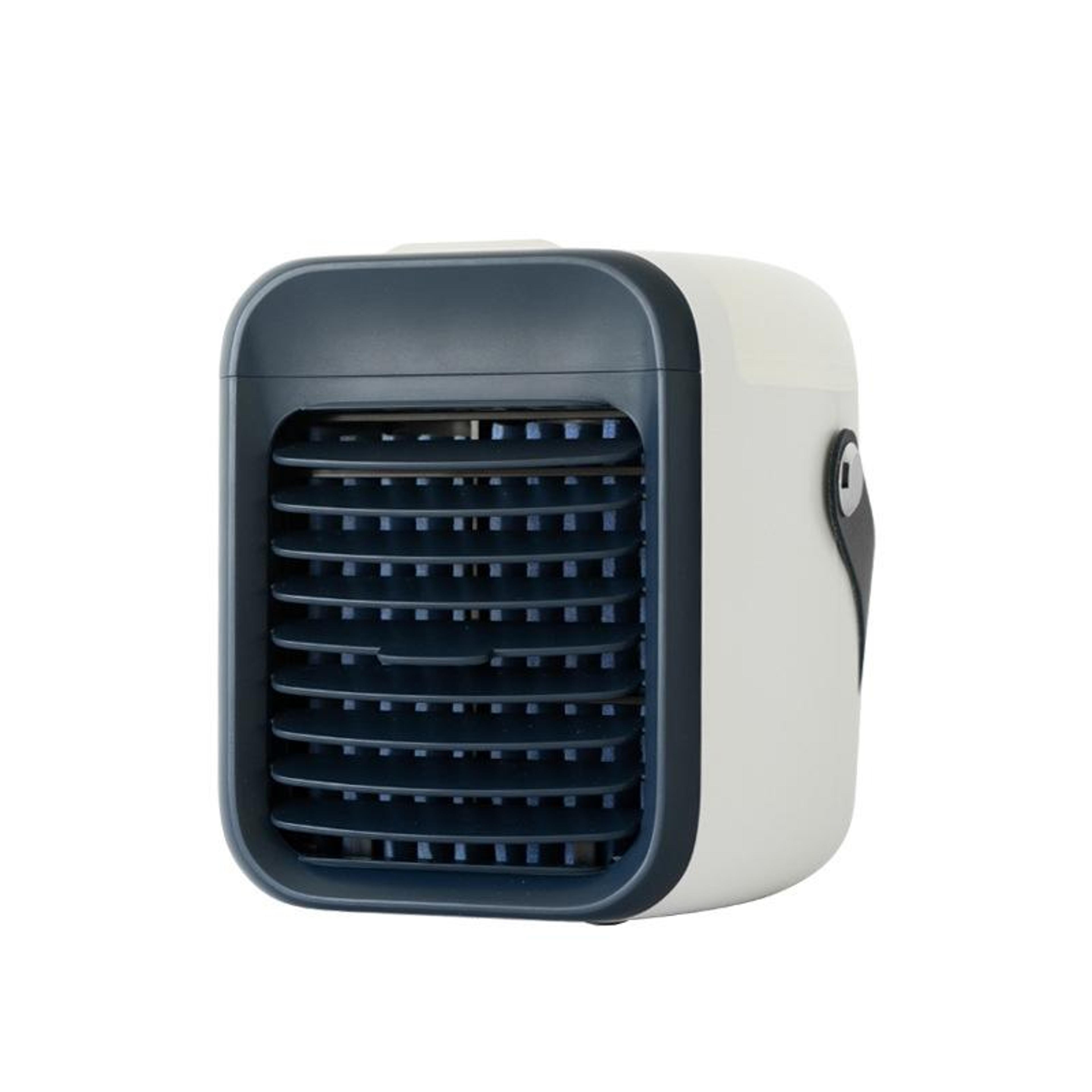 portable humidifier fan usb rechargeable mist cooling fan with 3 speed airflow