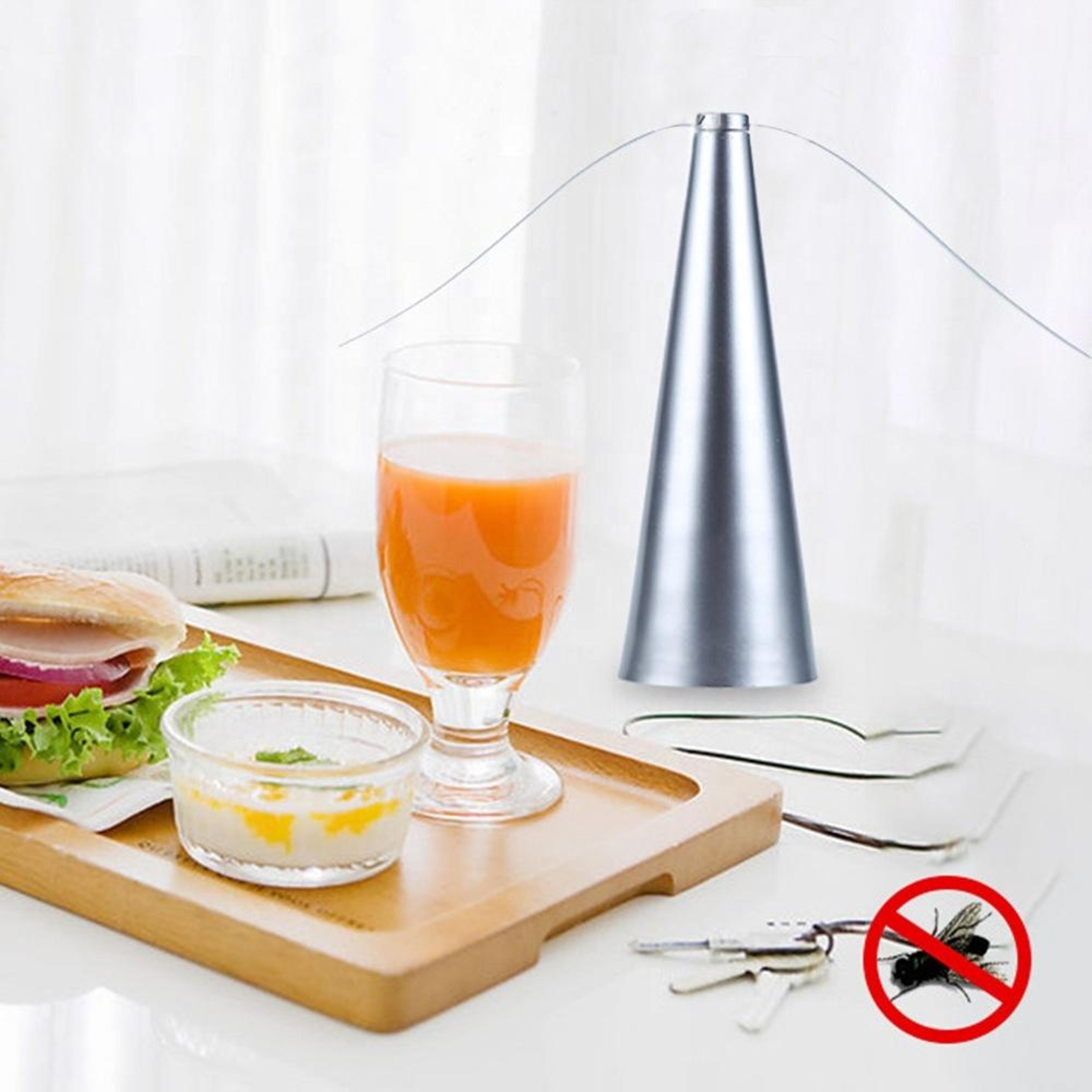 automatic fly catcher table fan silent fly repellent fan for indoor outdoor dining