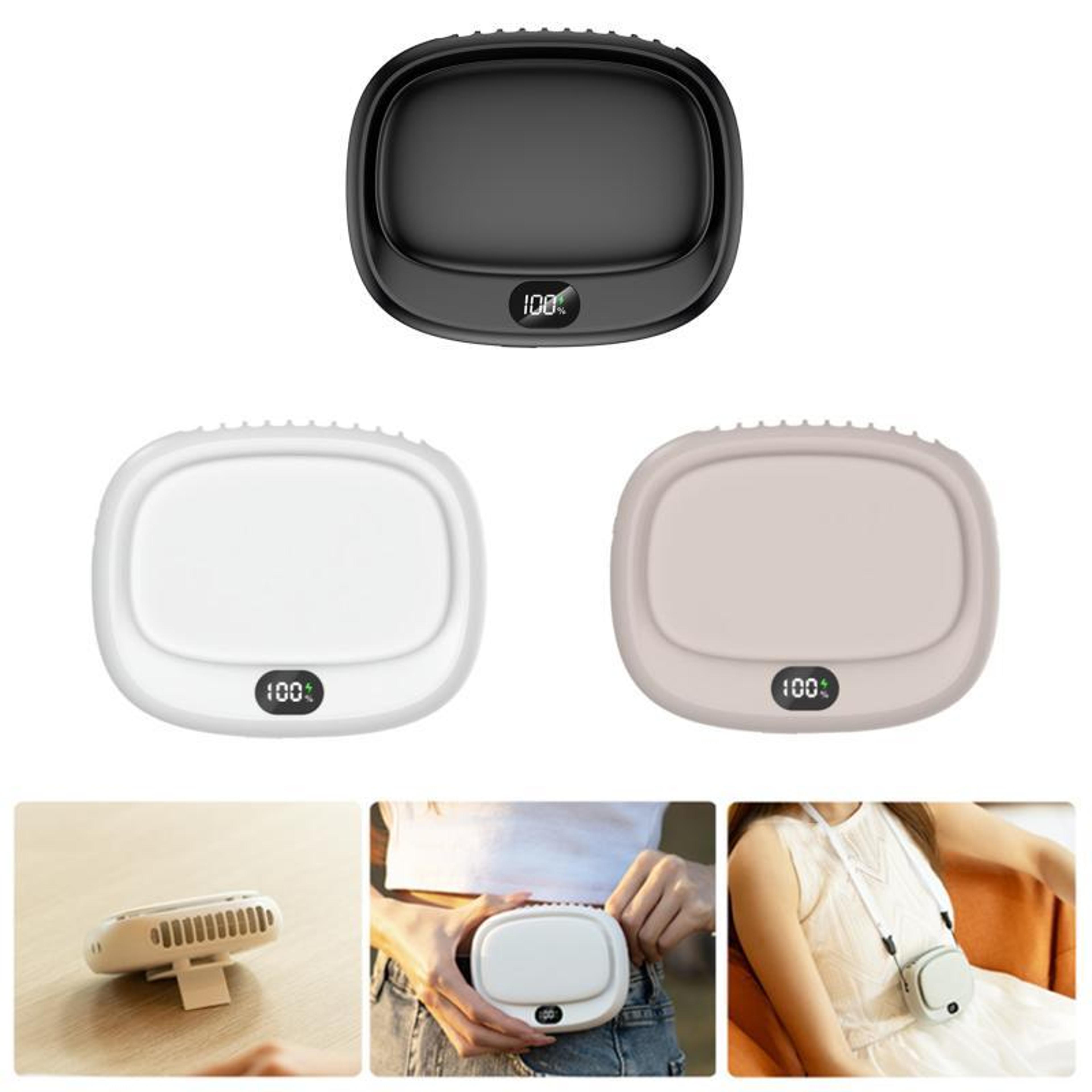 portable bladeless waist fan usb rechargeable personal cooling fan for outdoor work travel