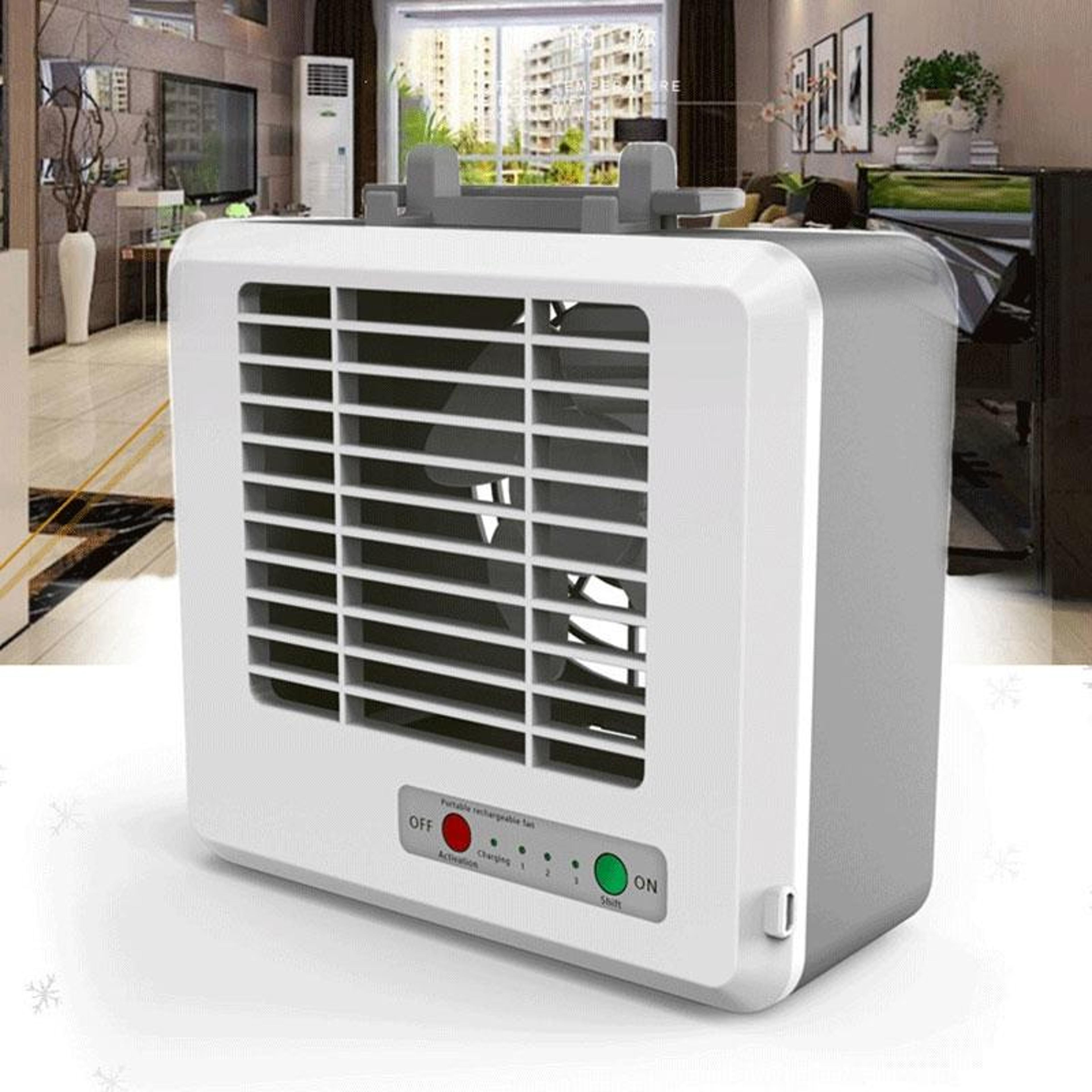 portable air cooler desktop air conditioner mini quiet cooling fan with 3 speed energy saving design