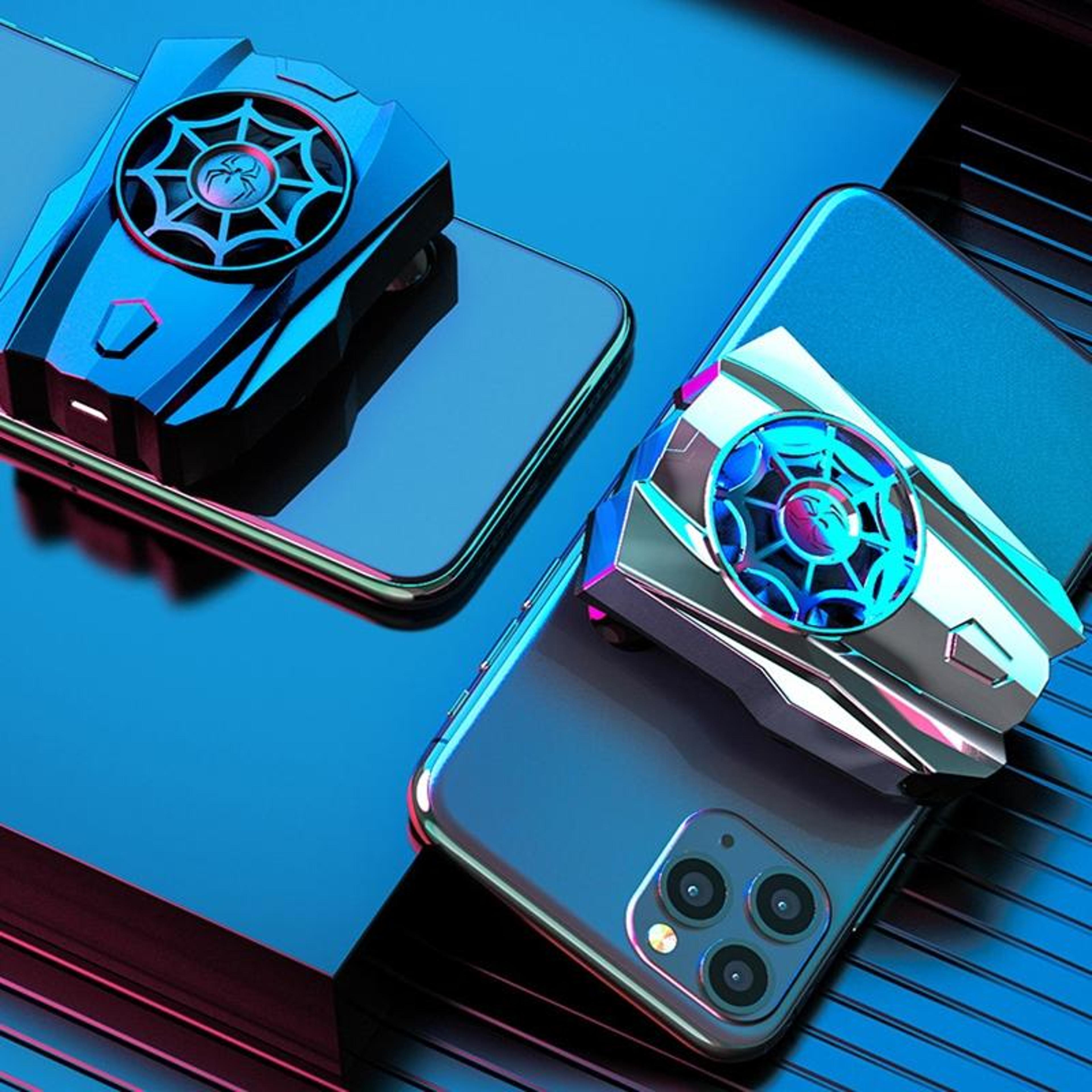 phone cooler portable gaming phone cooler suction cup mobile phone cooling fan rechargeable radiator