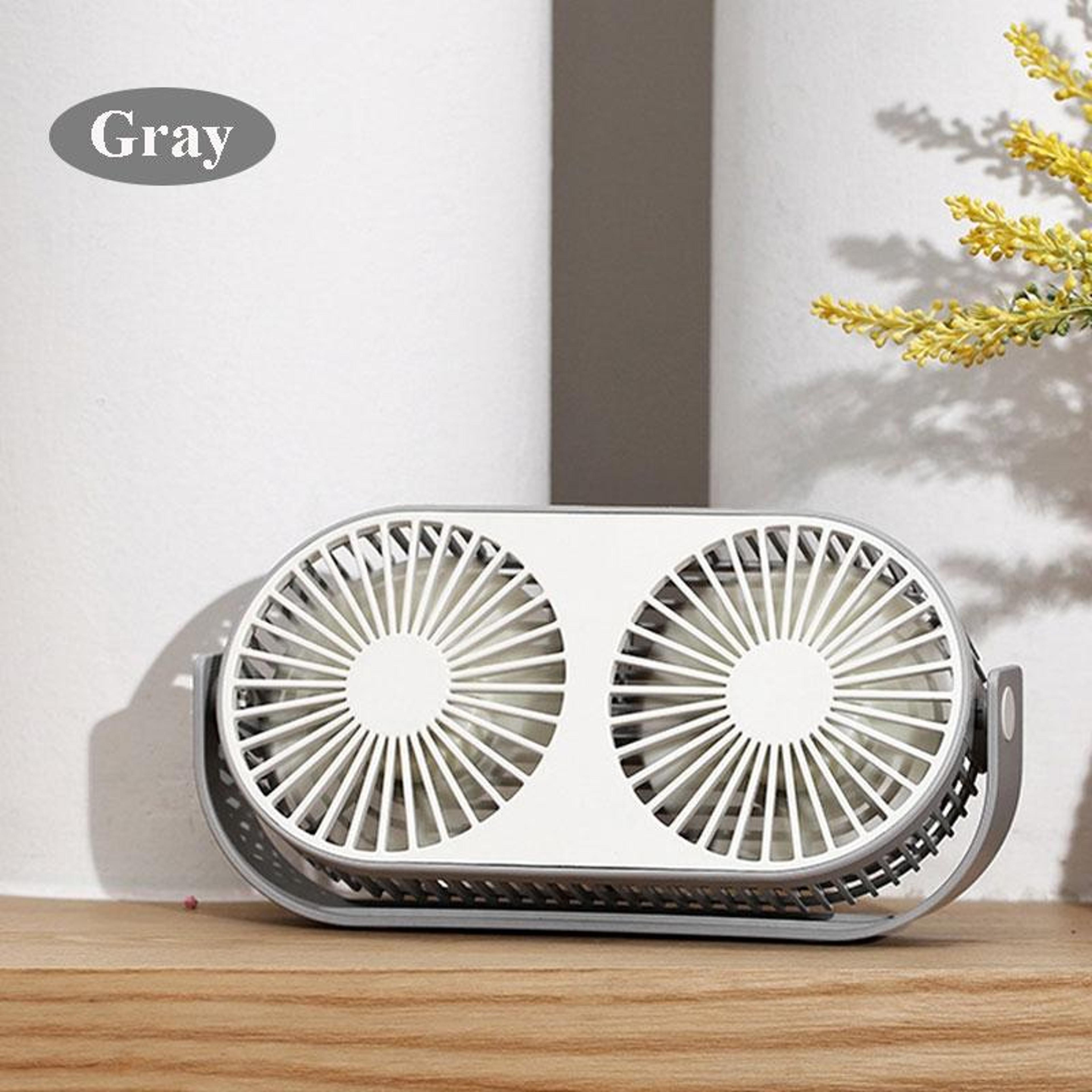 2 in 1 usb mini fan with humidifier portable desktop cooling fan with 3 speed adjustable airflow
