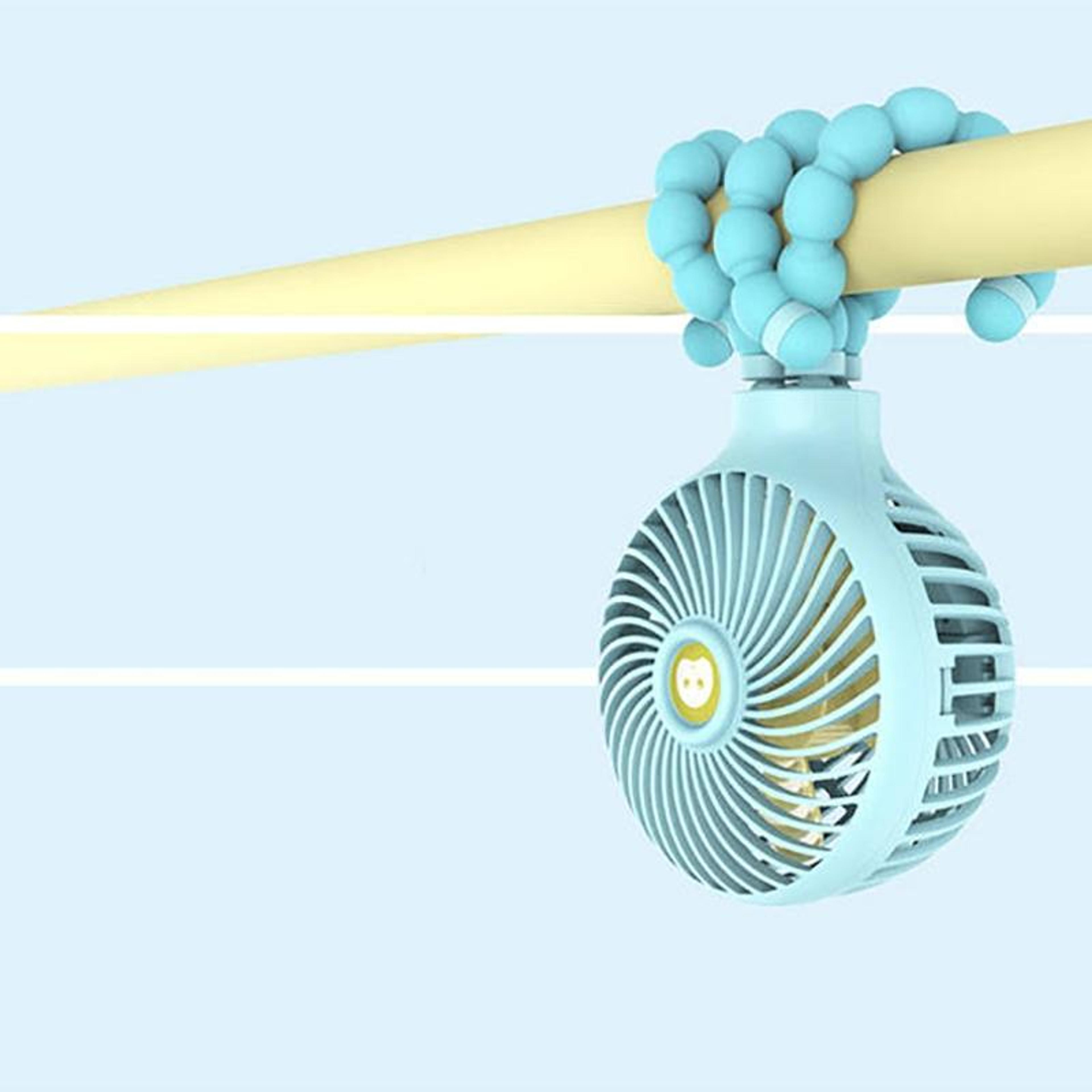 octopus mini handheld fan usb rechargeable portable folding personal cooling fan