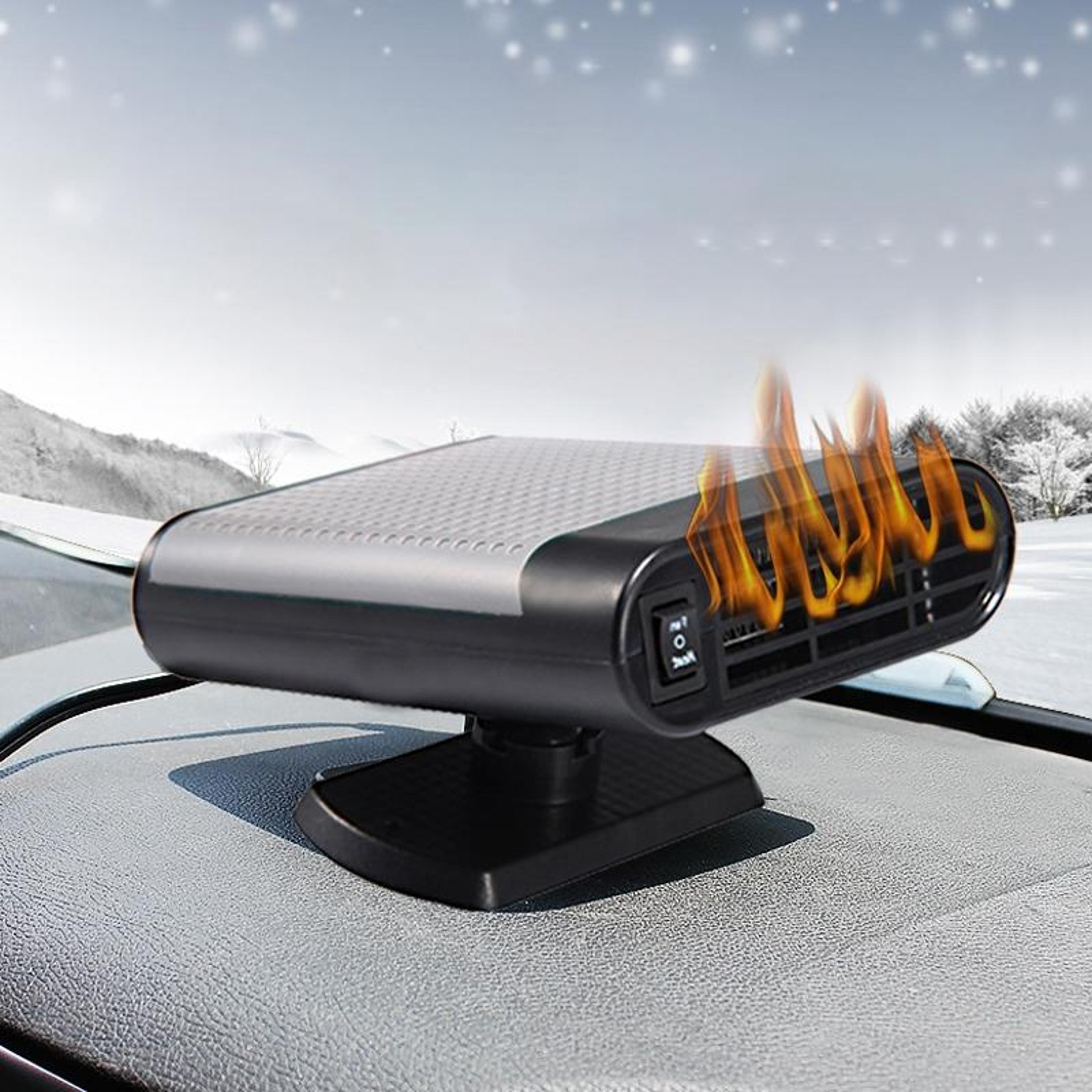 portable car heater windshield defroster car demister hot cool fan for fast defogging