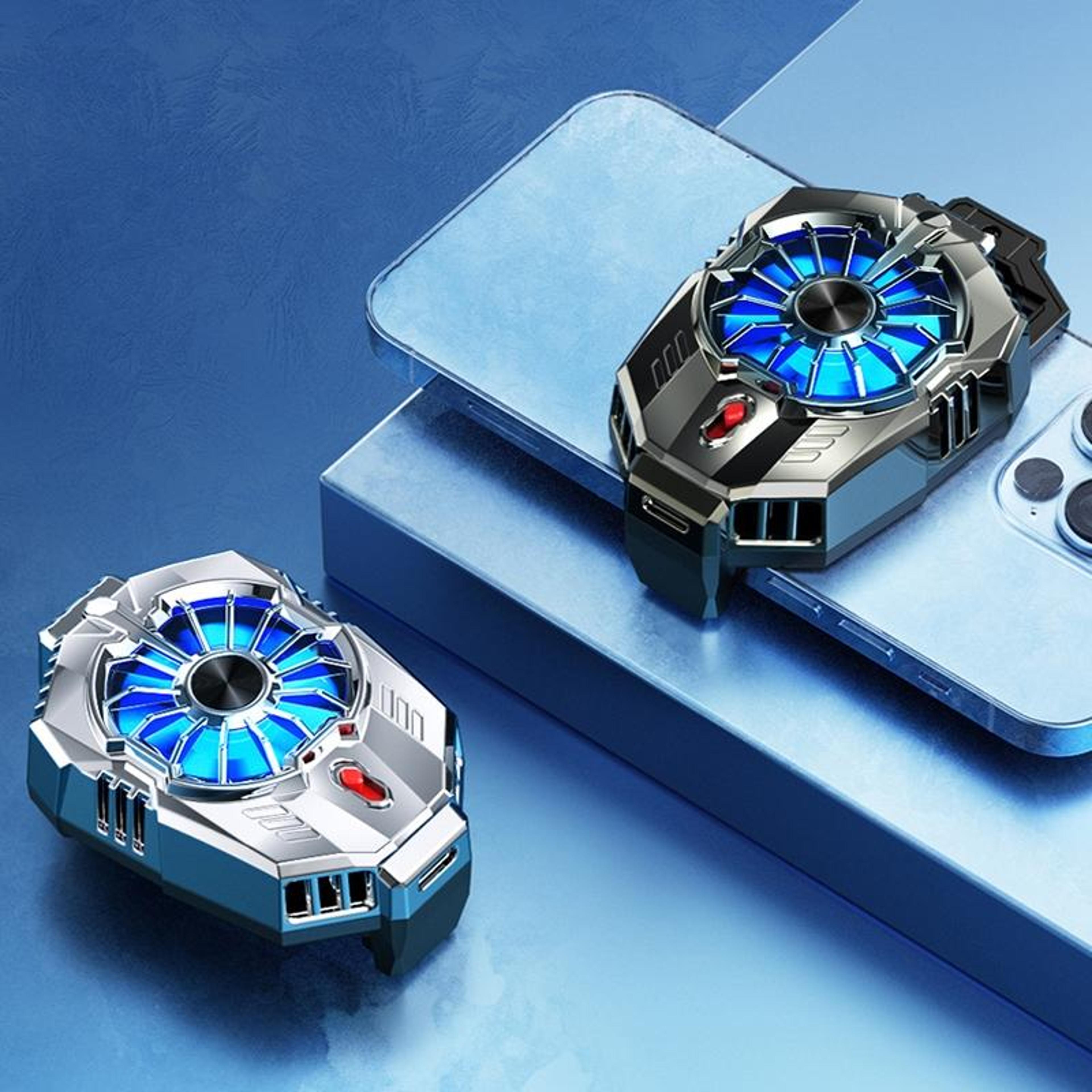 x20 phone cooling fan semiconductor mobile phone cooler with led lights usb c gaming radiator